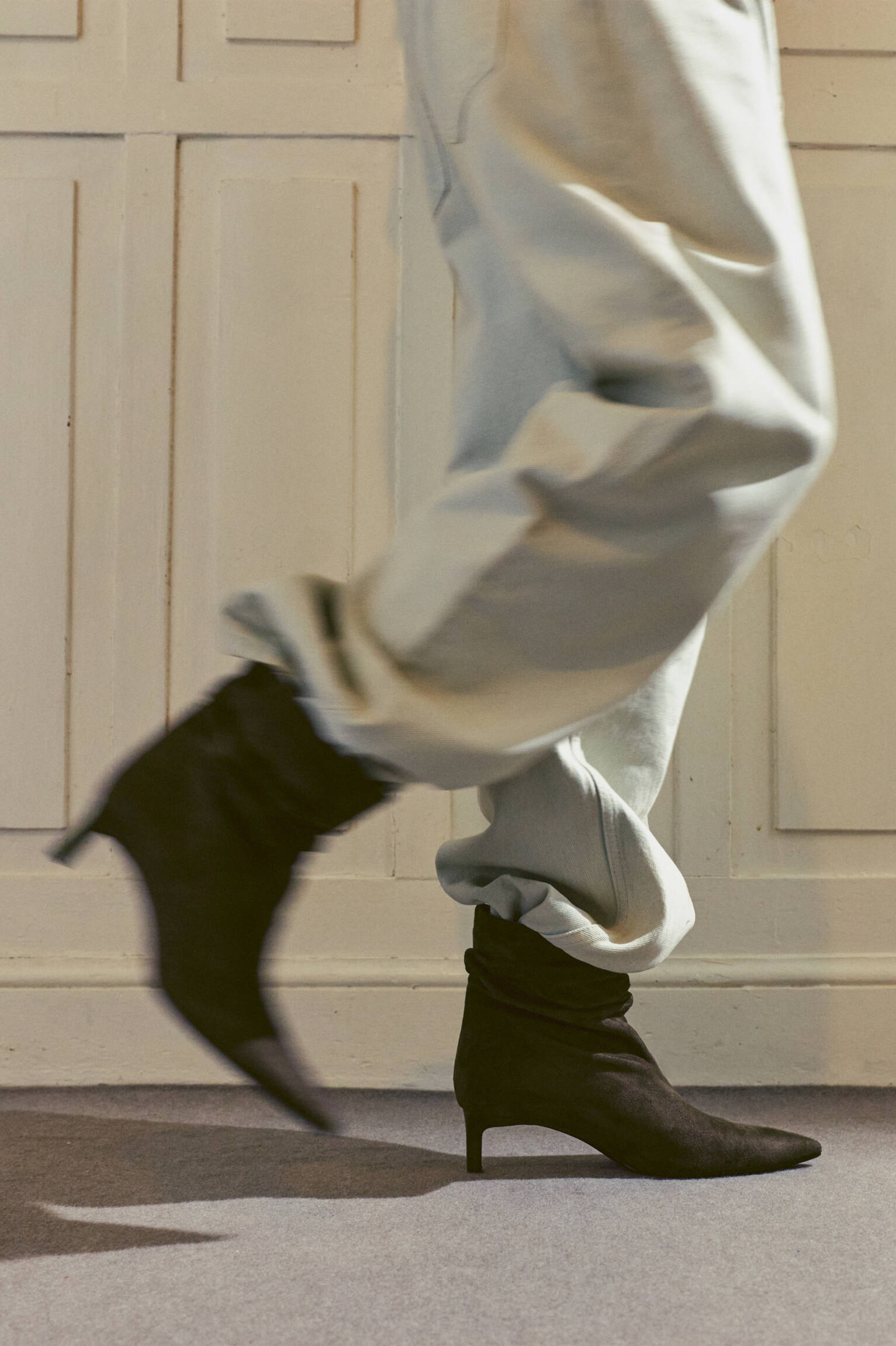 Botines tacón fruncido - Pull&Bear España