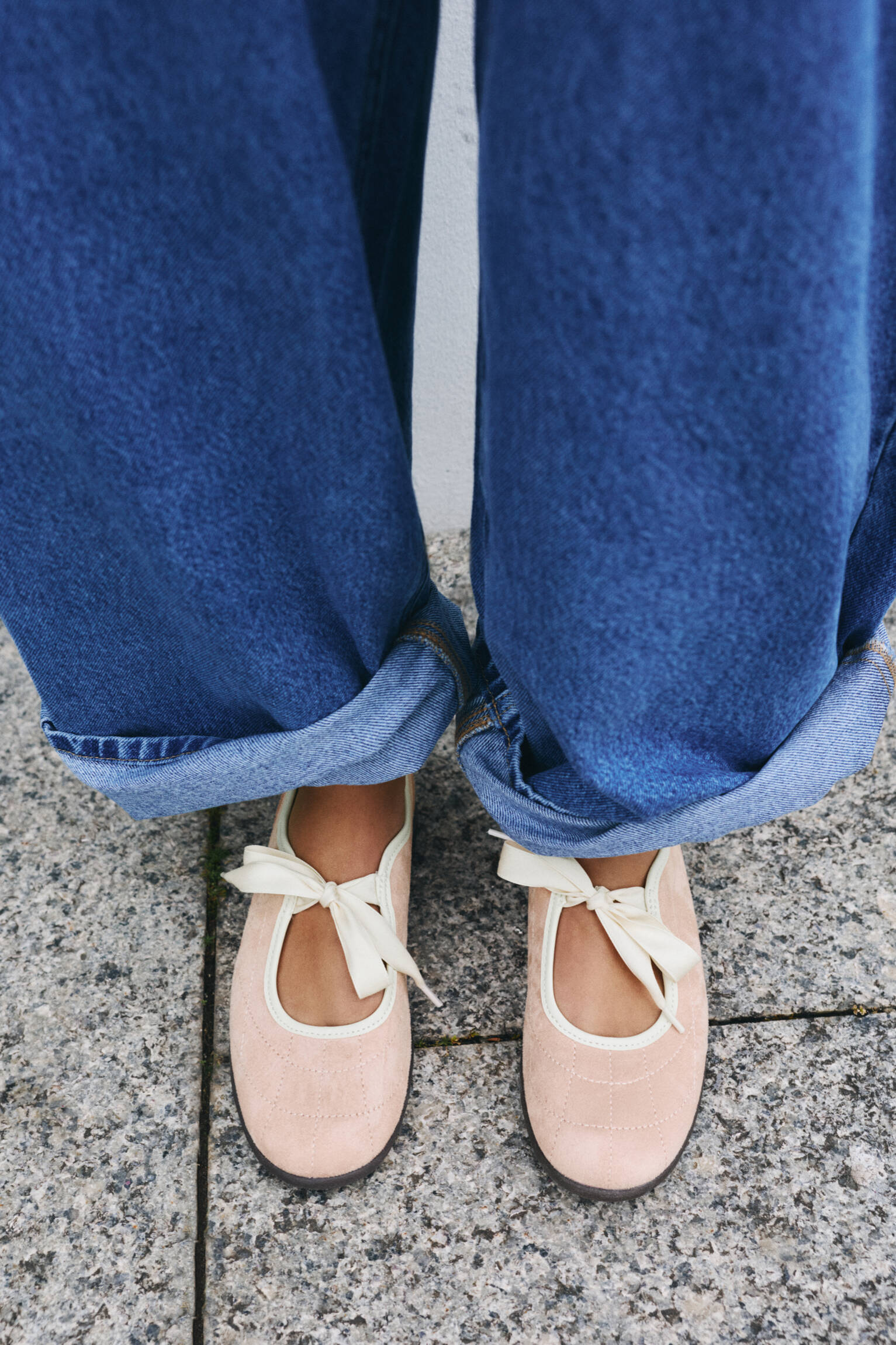 Ballerines sport à nœud