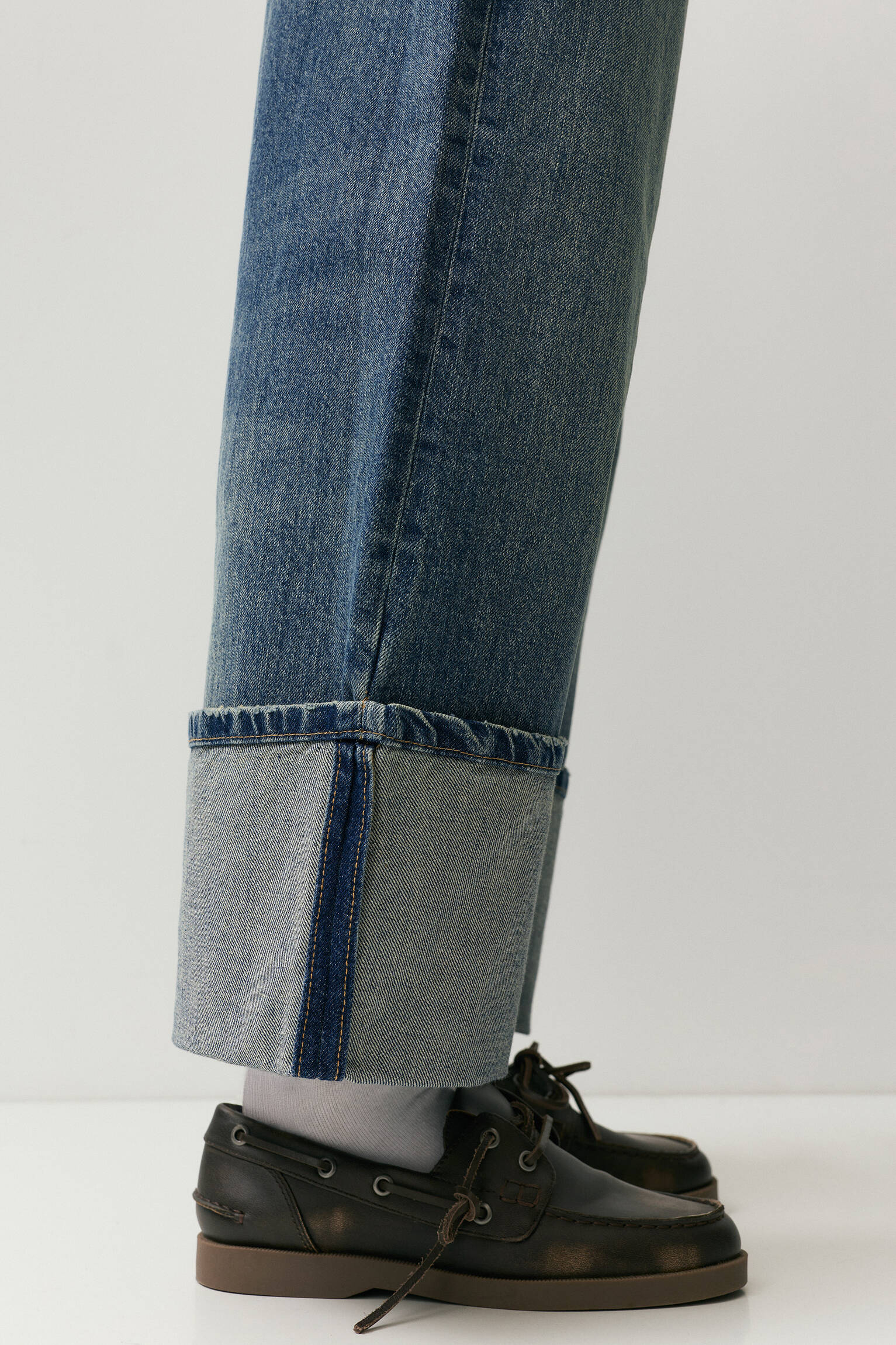 Eskitme bağcıklı ayakkabı - Görsel 44