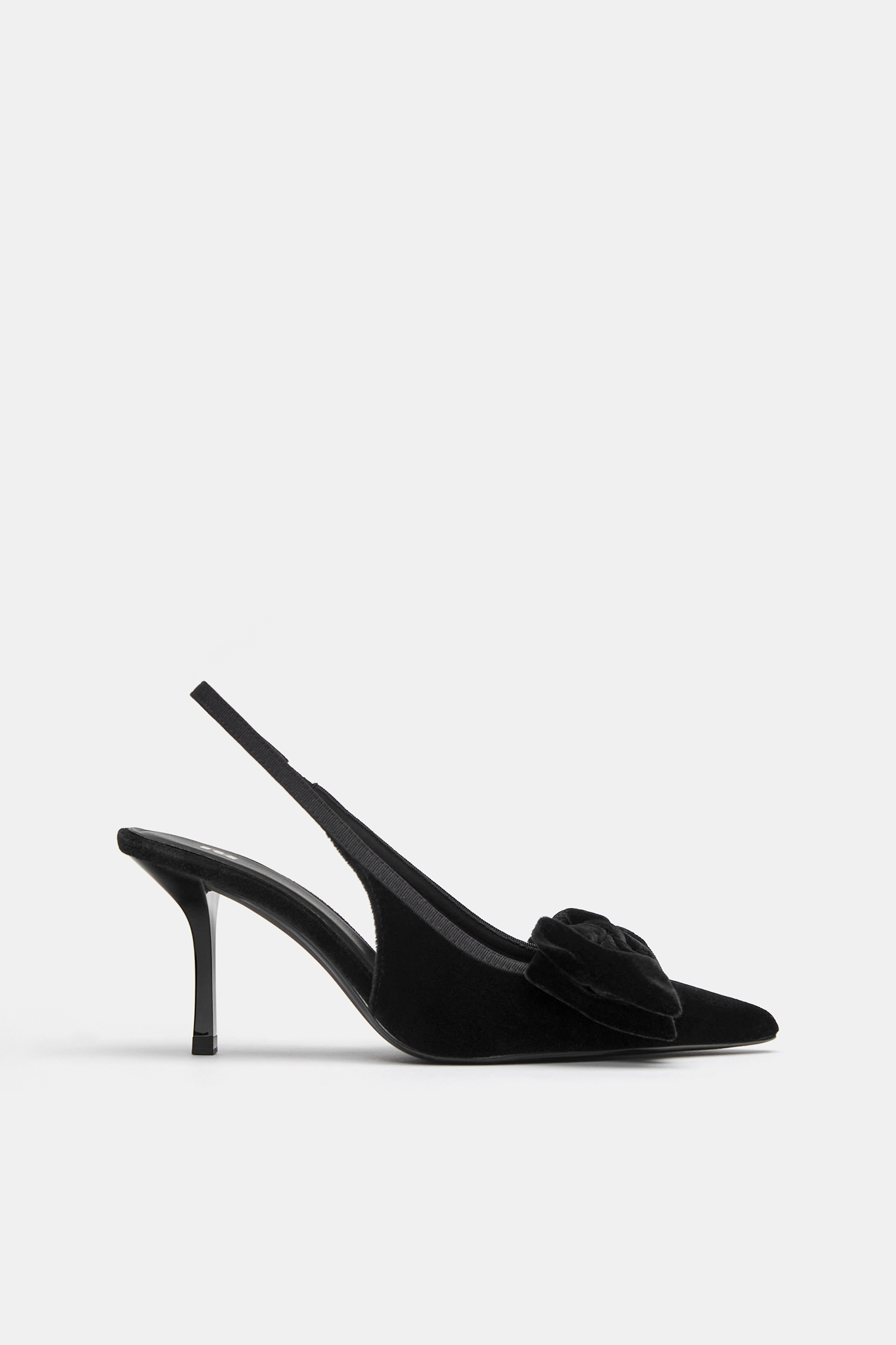 Aksamitne szpilki z kokardą