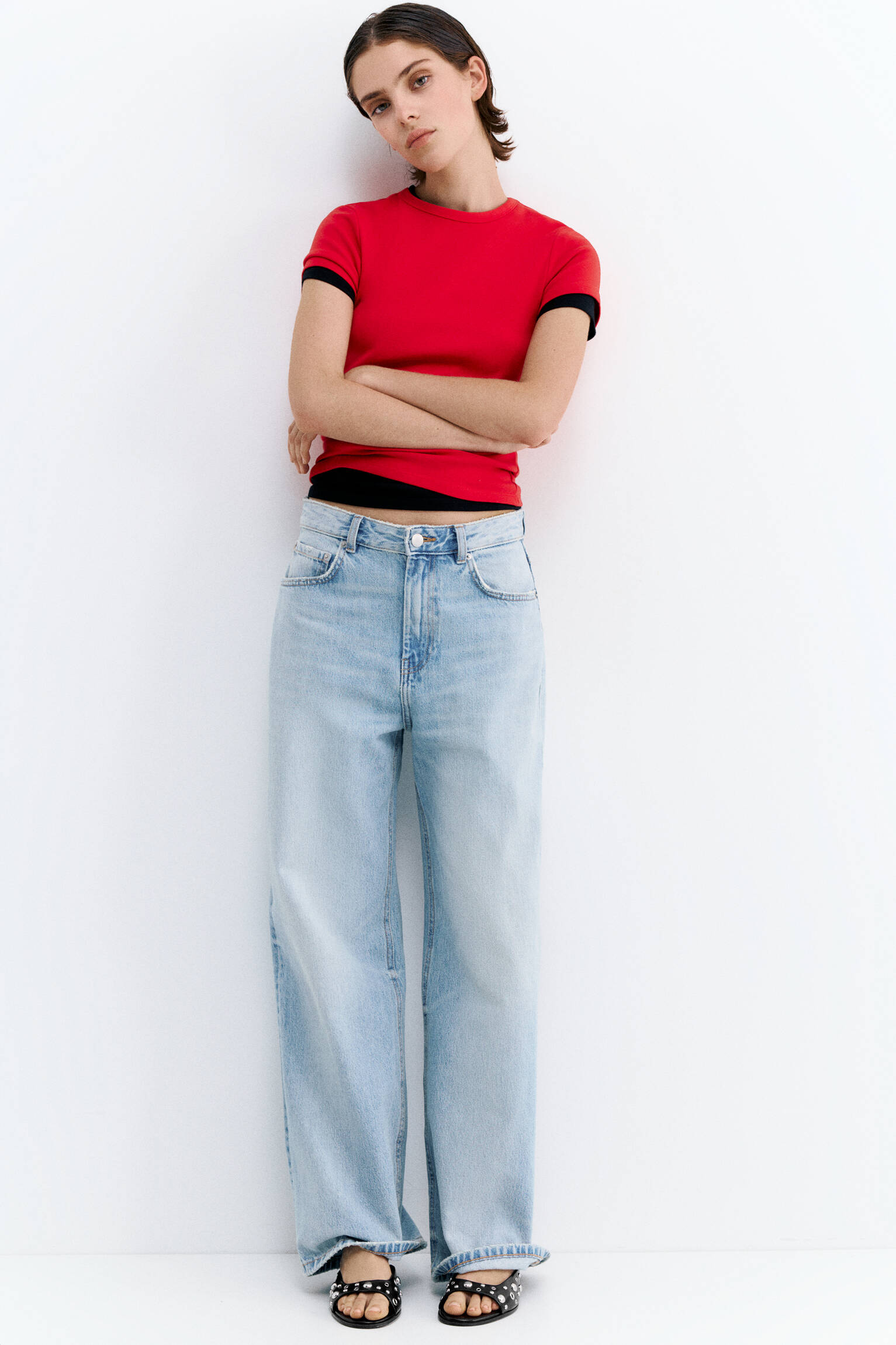 Mules à talon et clous