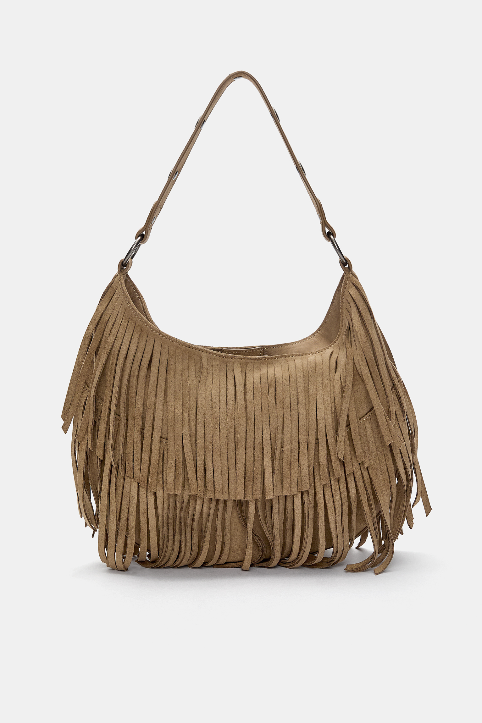 حقيبة كتف بشراشيب