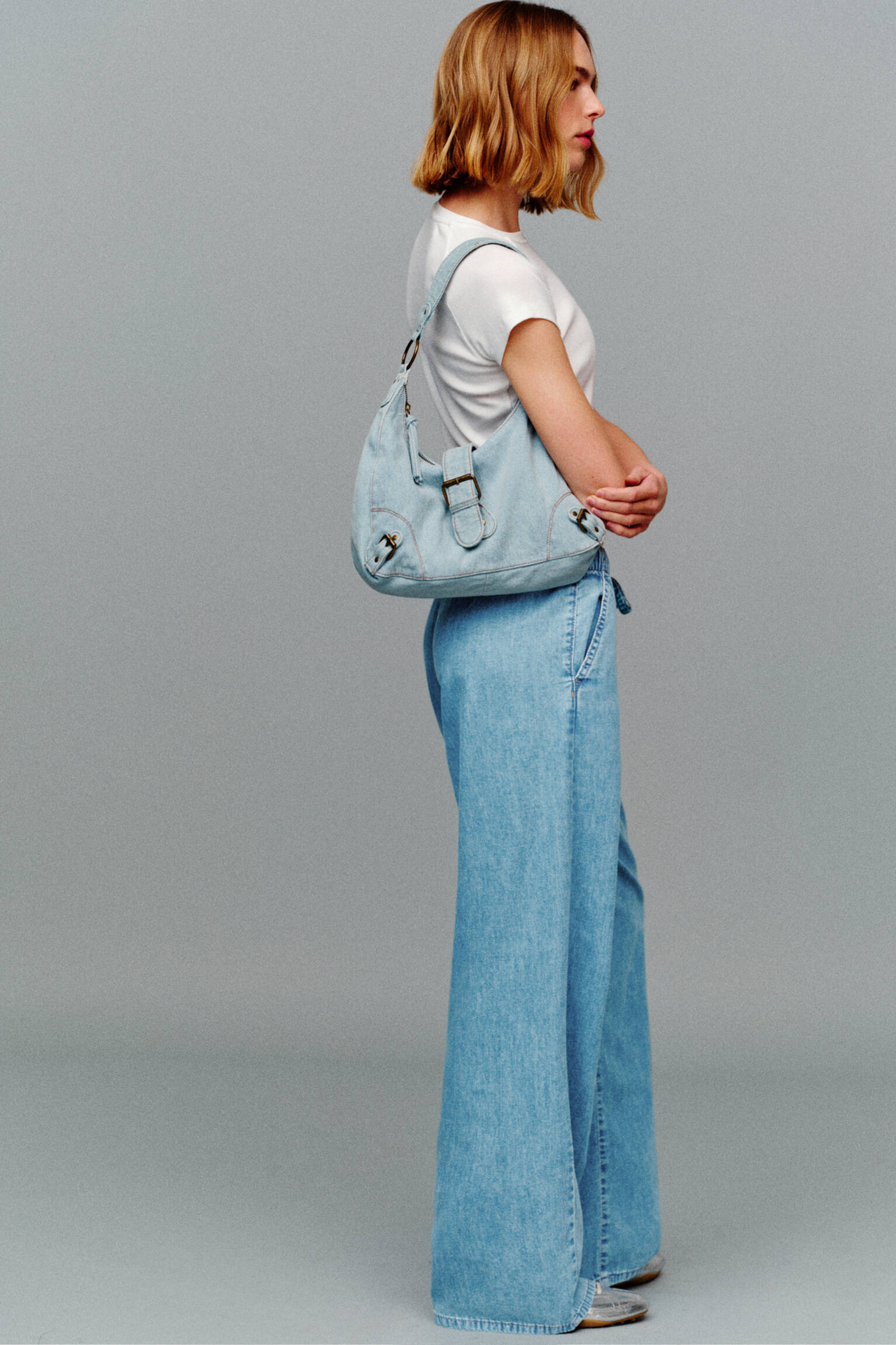 Kot tokalı omuz çantası - Görsel 42