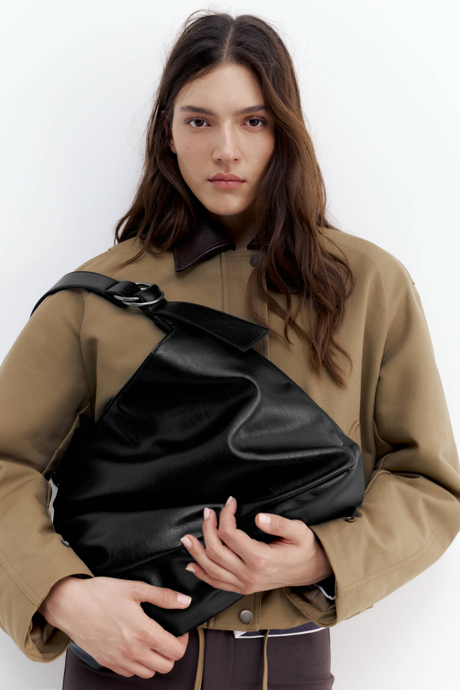 Halkalı shopper çanta - Görsel 34