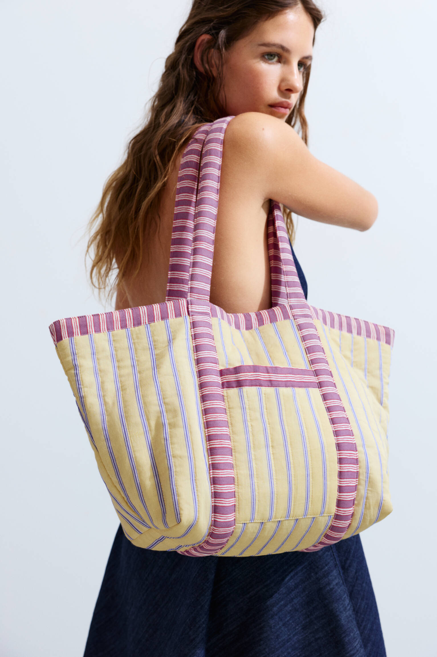 Sac cabas rayures