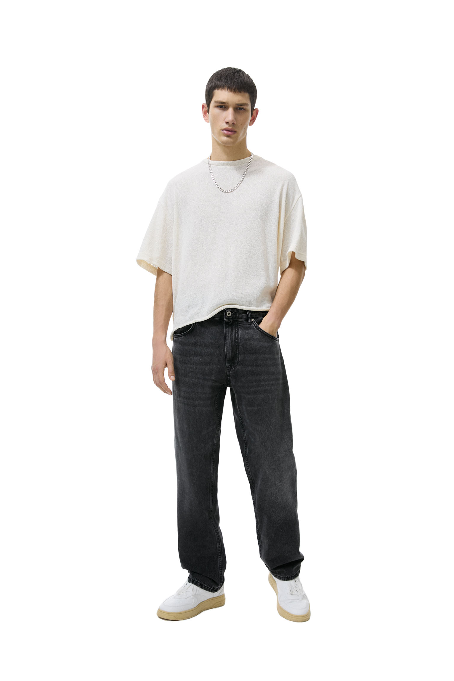 PULL&BEAR PUSH UP - Jeans Skinny Fit - stone blue denim - Zalando.de