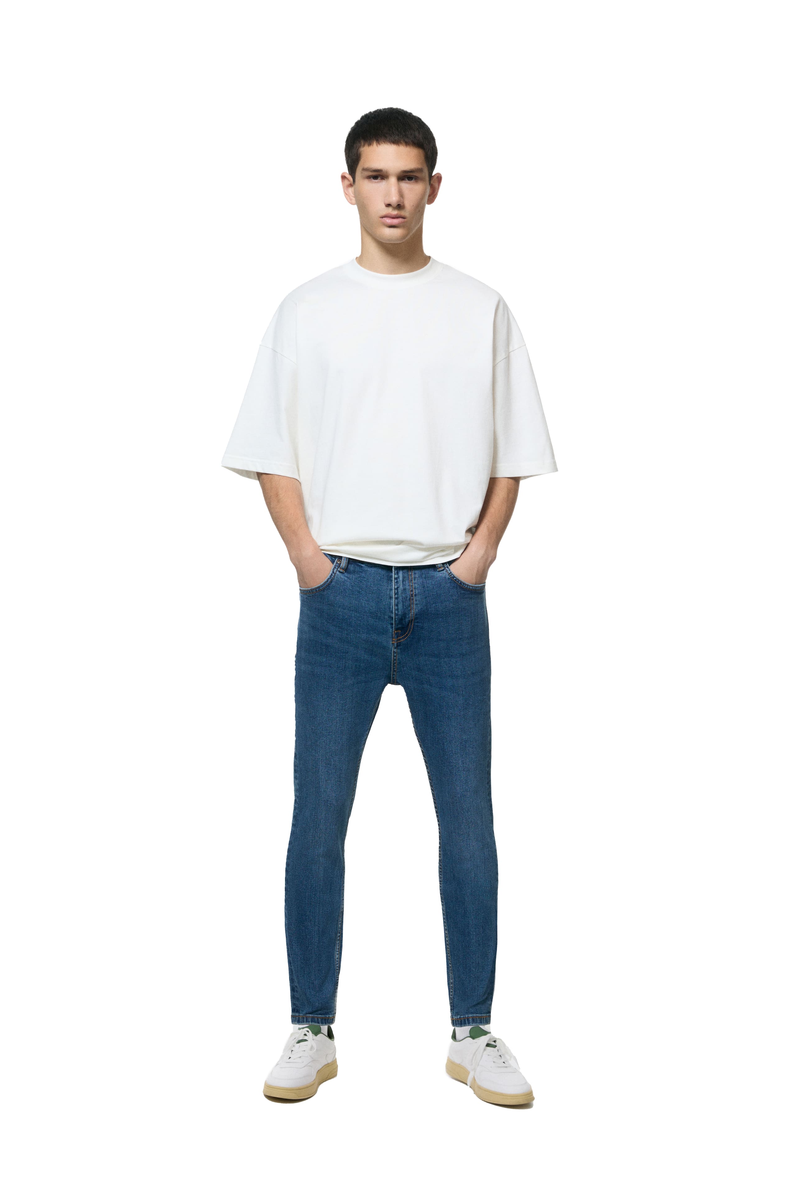 PULL&BEAR SKATER - Relaxed fit jeans - blue denim - Zalando