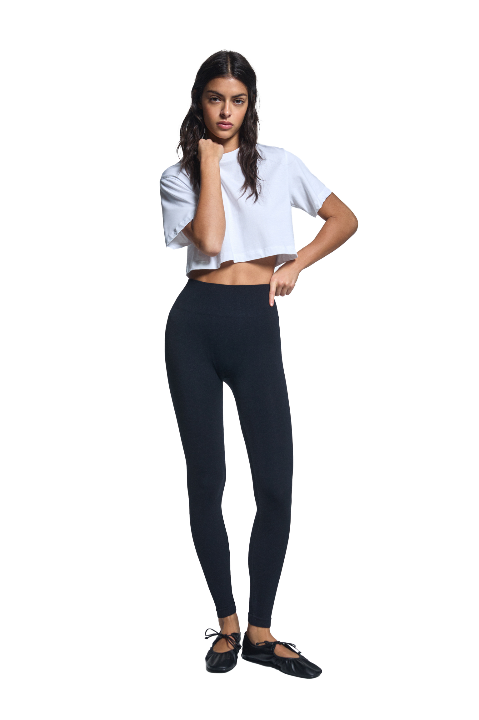 Buy SPANX® Eco Care Black High Waisted Seamless Leggings from Next Singapore