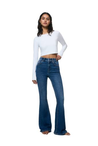 Flare - Jeans - Clothing - Woman - PULL&BEAR Philippines / Repúblika ng  Pilipinas