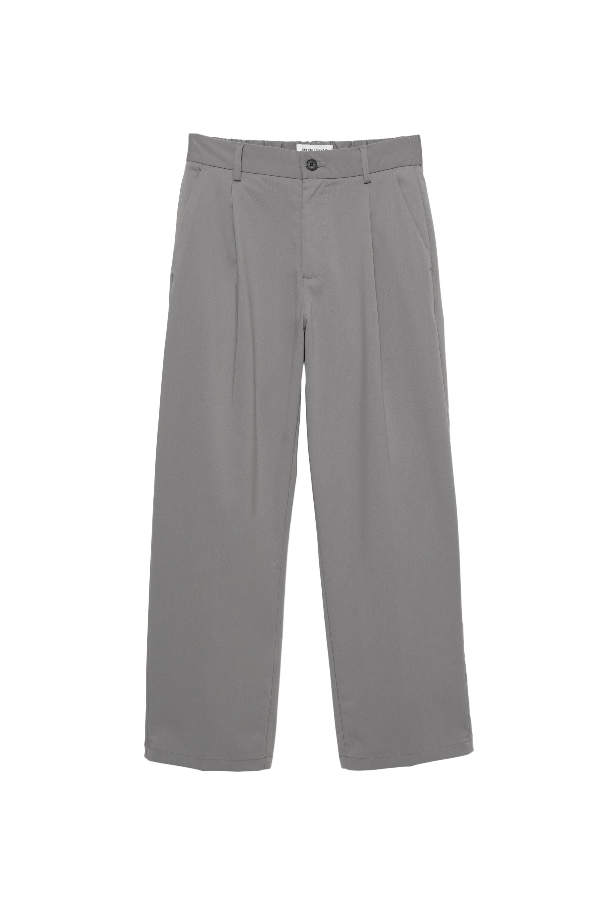 Tailored fit geniş paça pantolon - Görsel 16