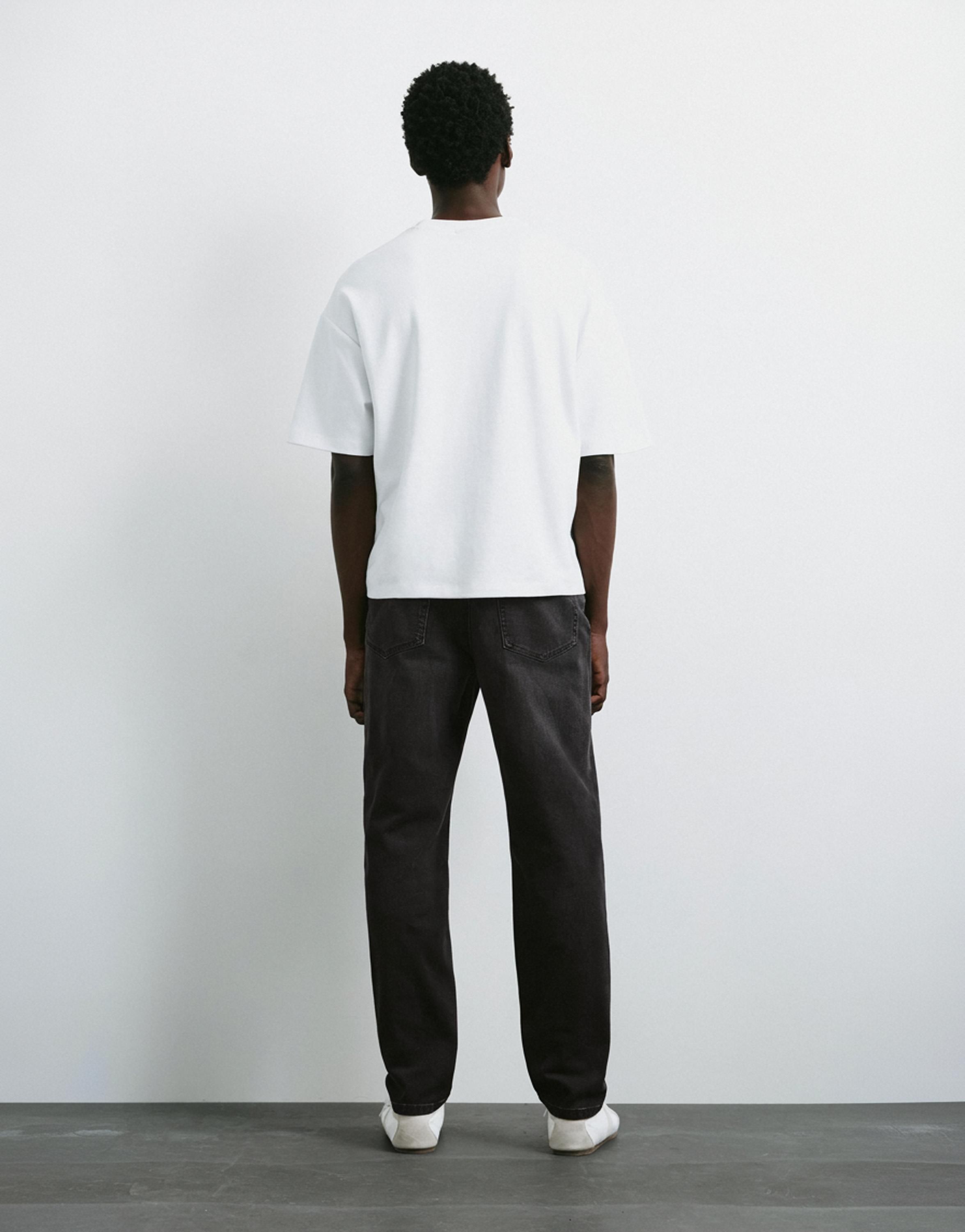 Slim fit jeans — Faded black