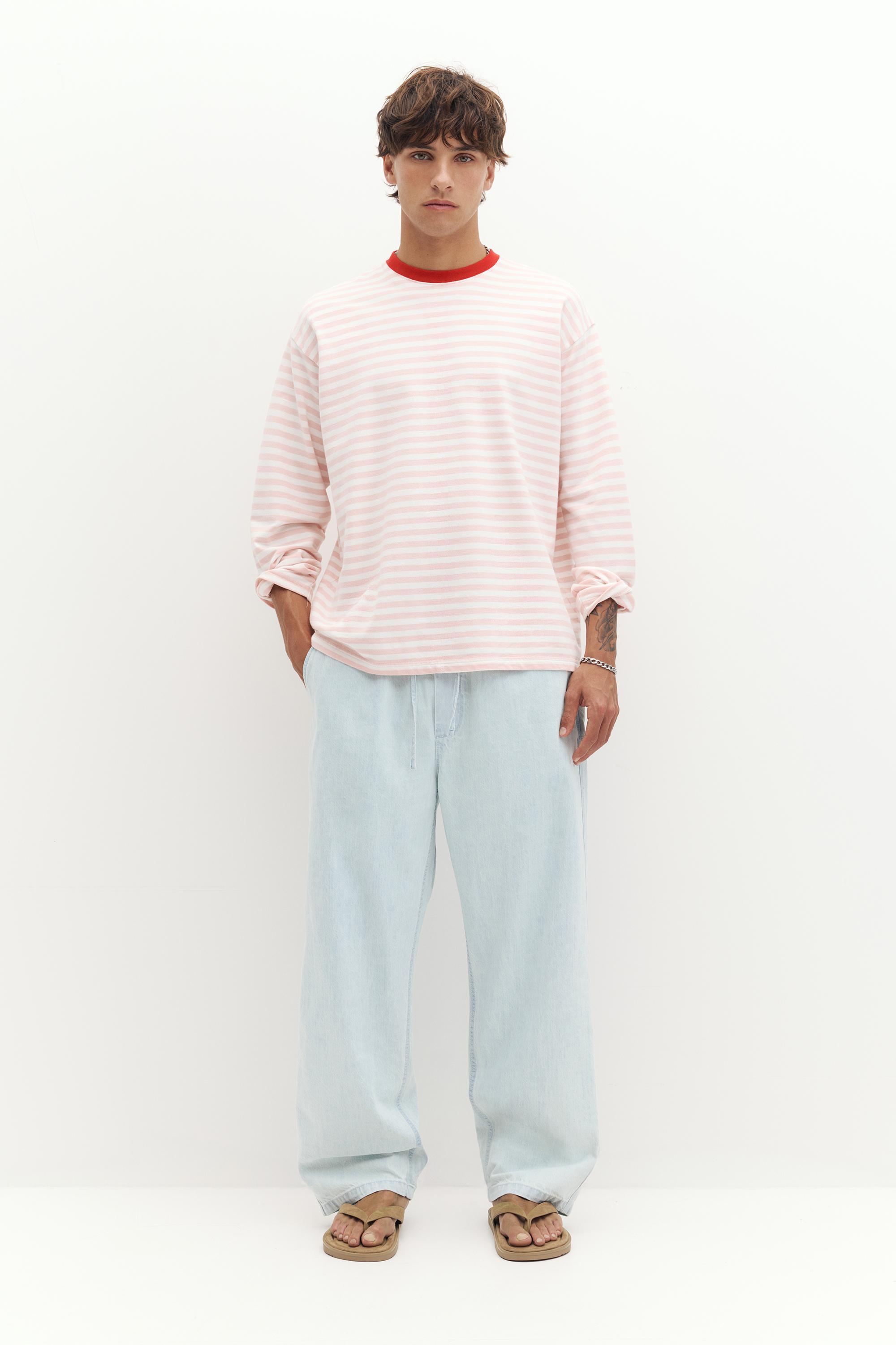 Denim joggers — Pale blue