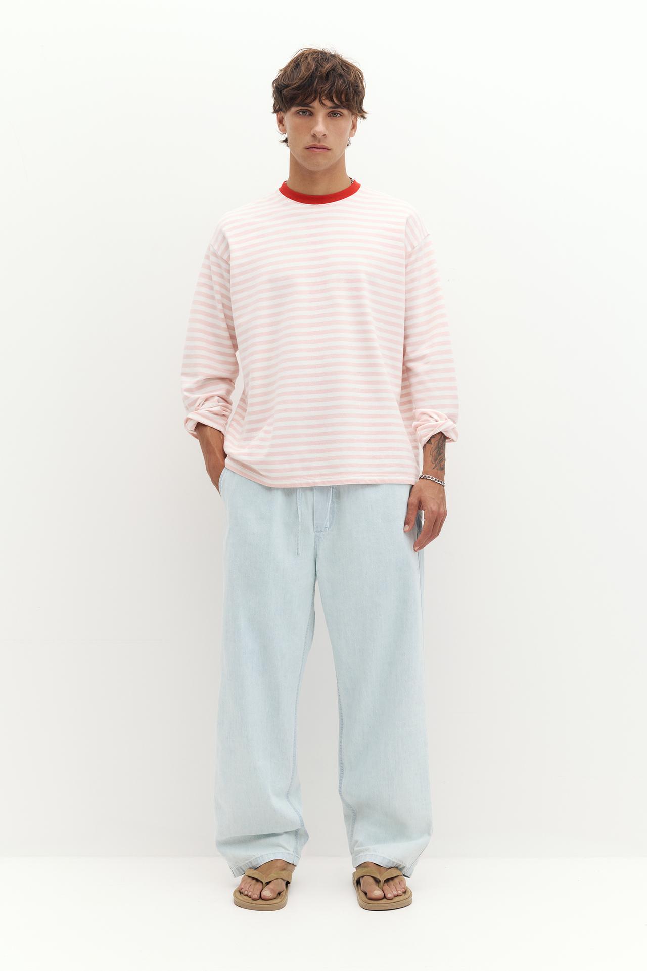 Denim joggers — Pale blue