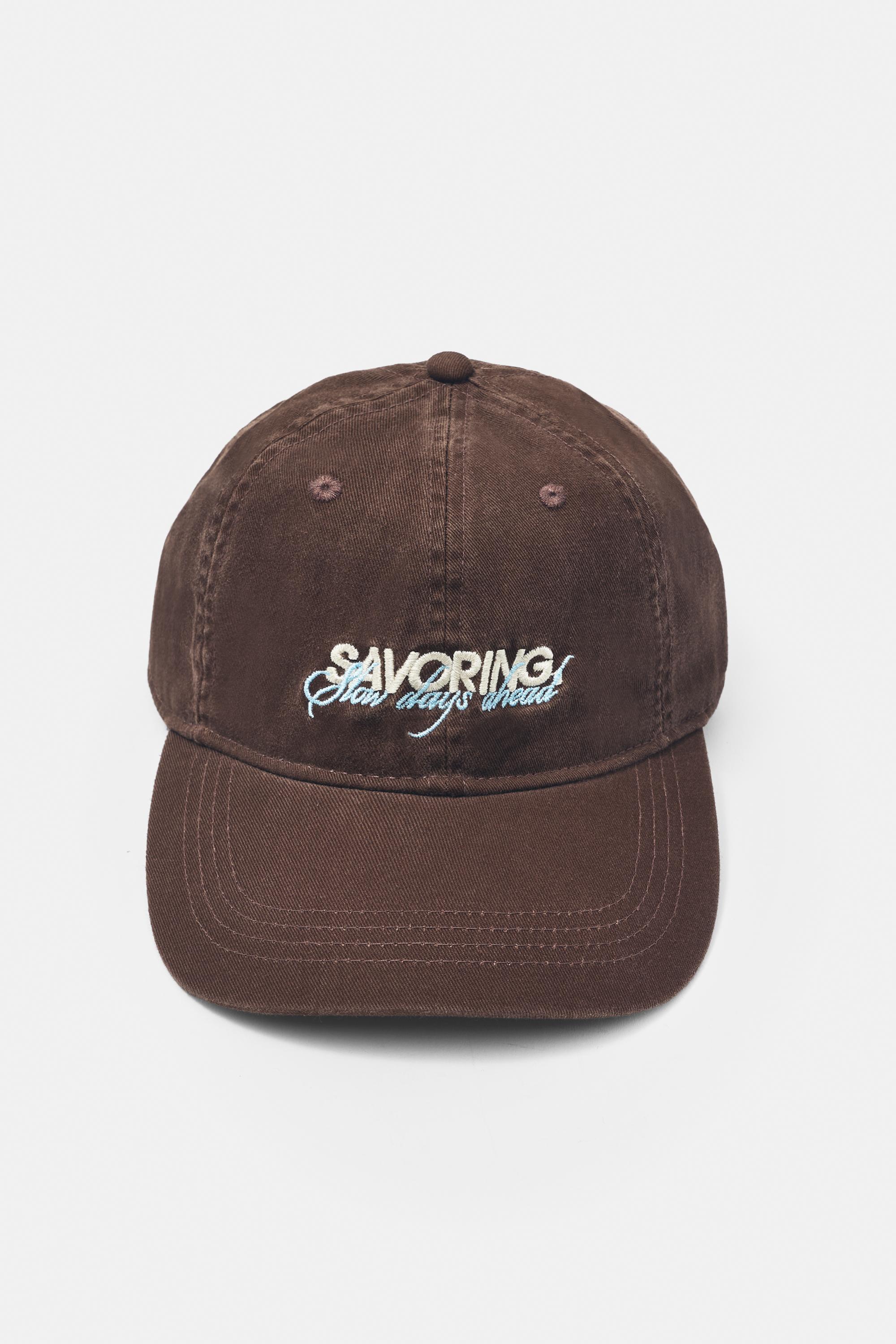 Savoring embroidered cap — Others