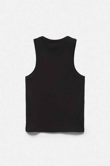 STWD waffle-knit vest — Black 6