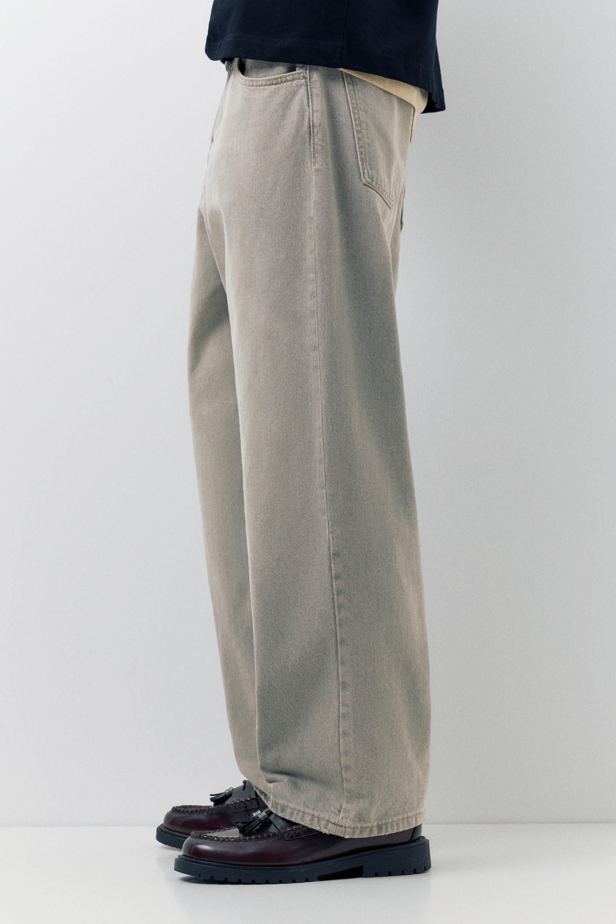 Relaxed fit baggy jeans — Dark grey
