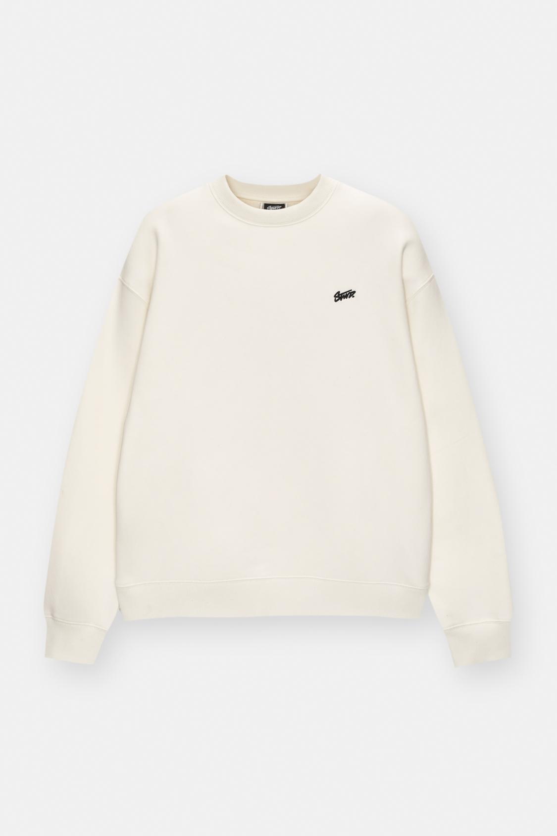 Sudadera Blanca Hombre Pull And Bear Bear Sale Camisa Blanca Pull