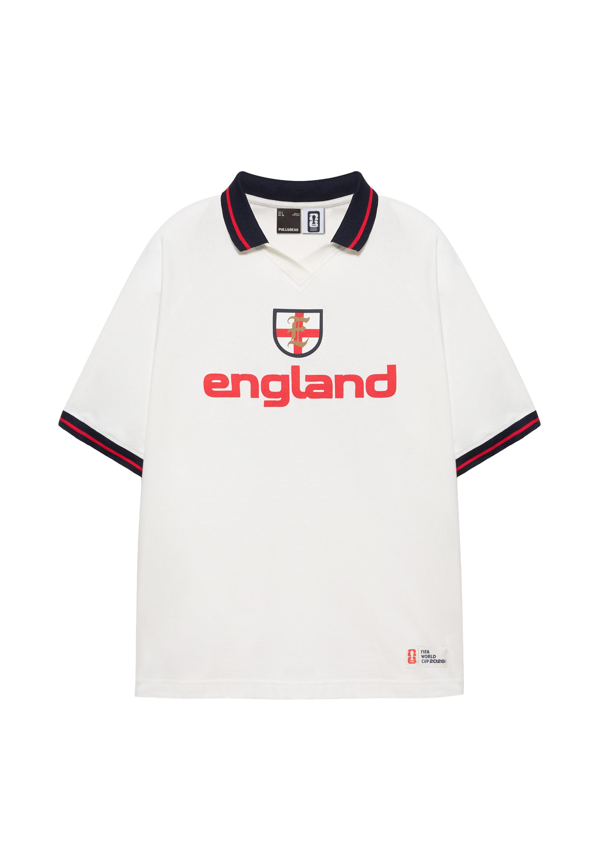 England FIFA WORLD CUP 26™ Polo Shirt — Off white