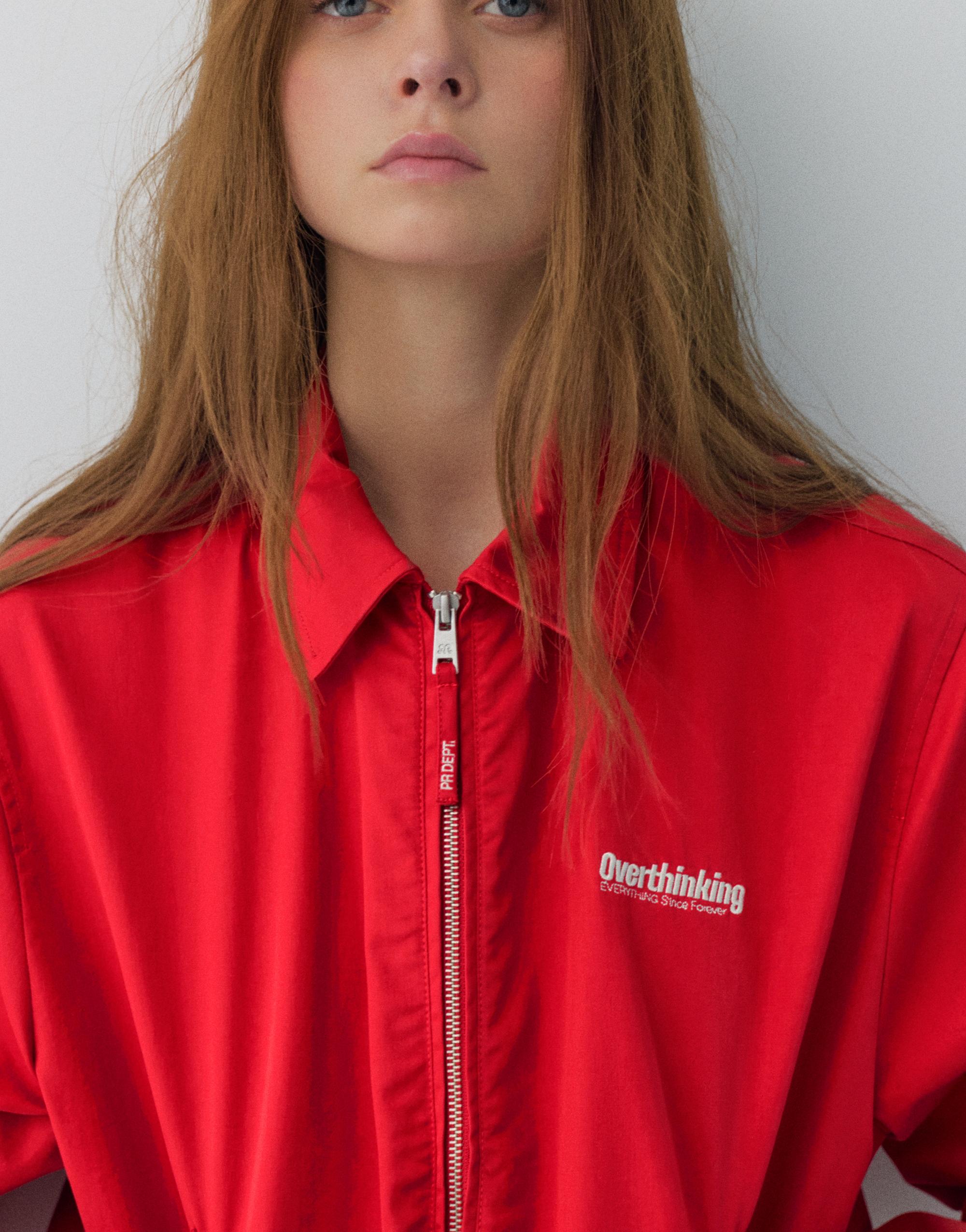 Nakışlı kırmızı ceket - Görsel 12