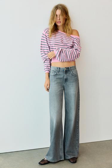 Asymmetric neck jumper — Pink 4