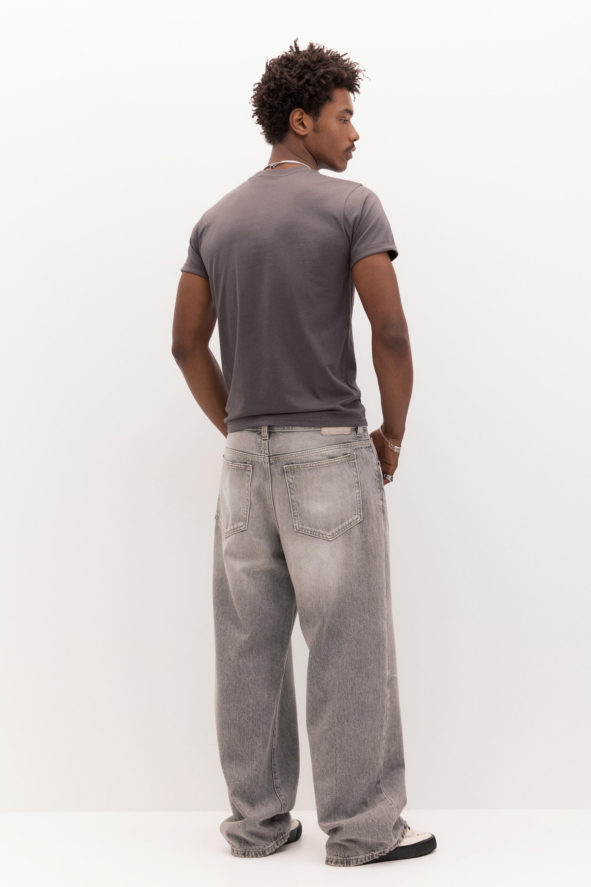 Muscle fit T-shirt — Anthracite grey