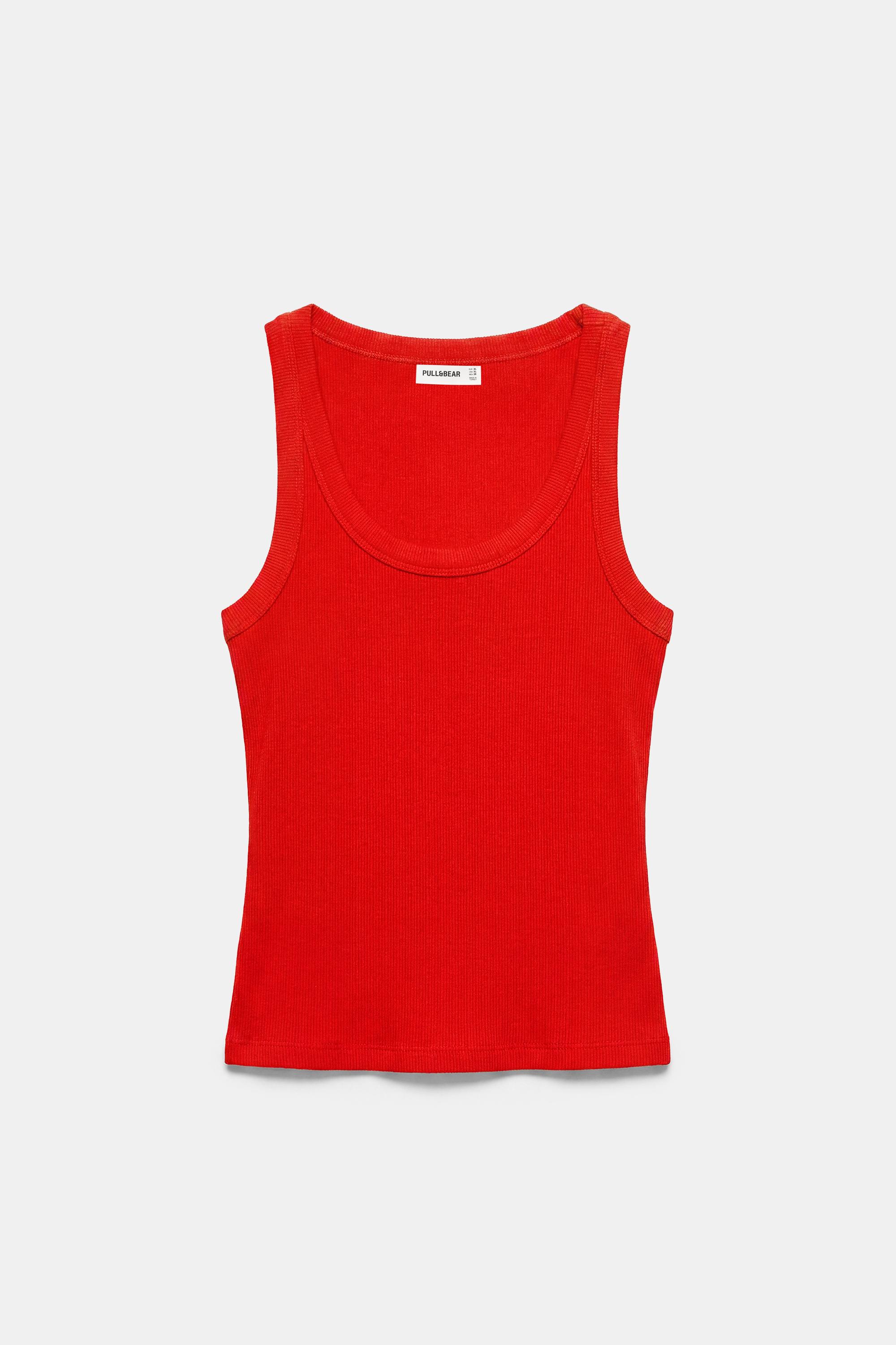 Basic tank top — Red