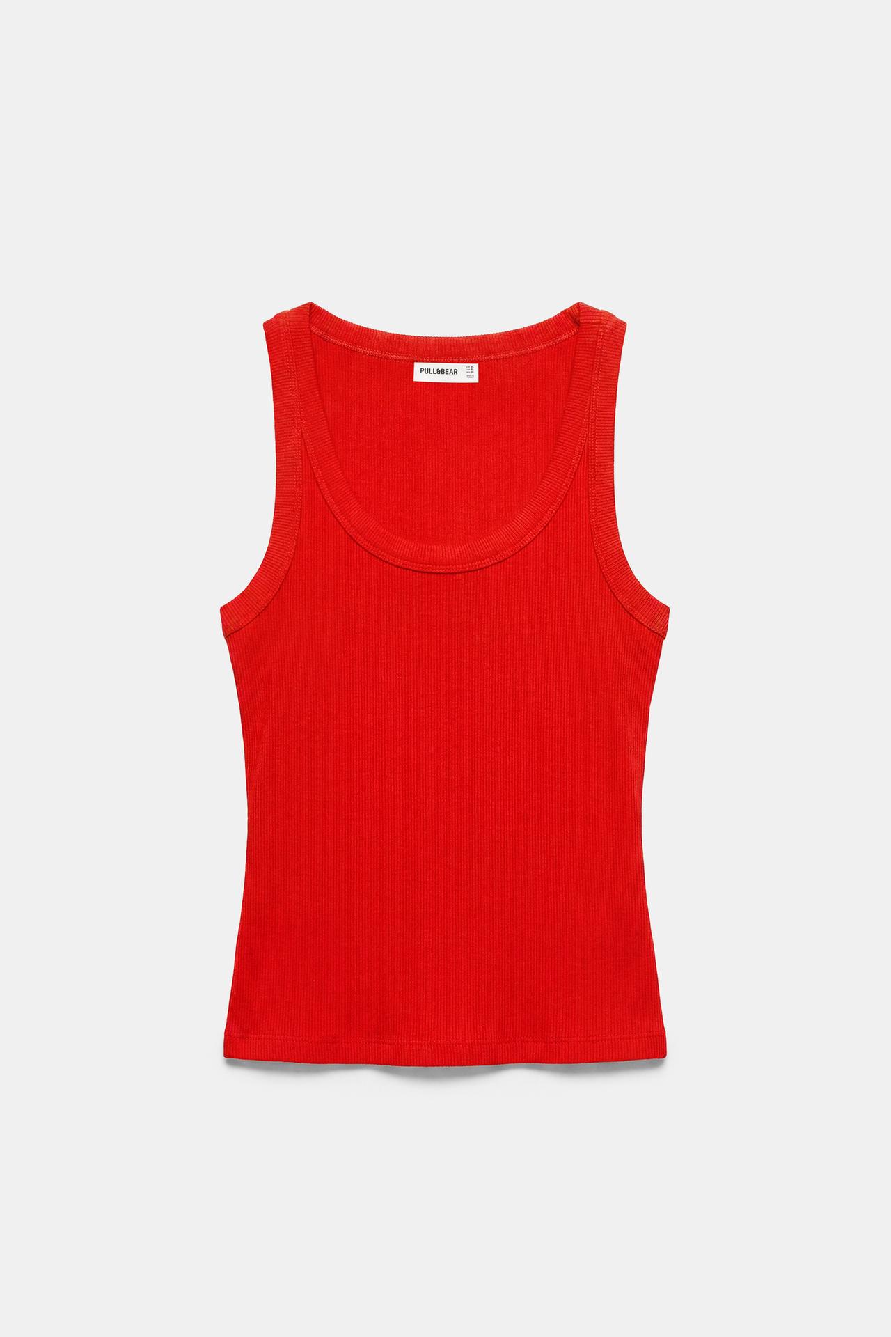 Basic tank top — Red