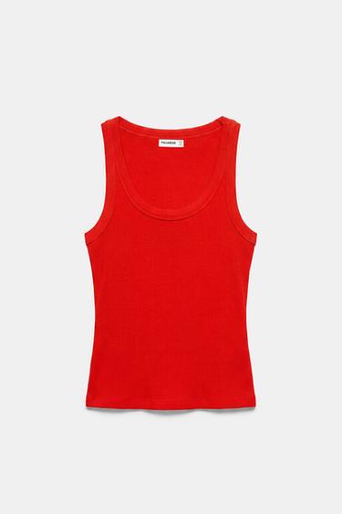 Basic tank top — Red 5