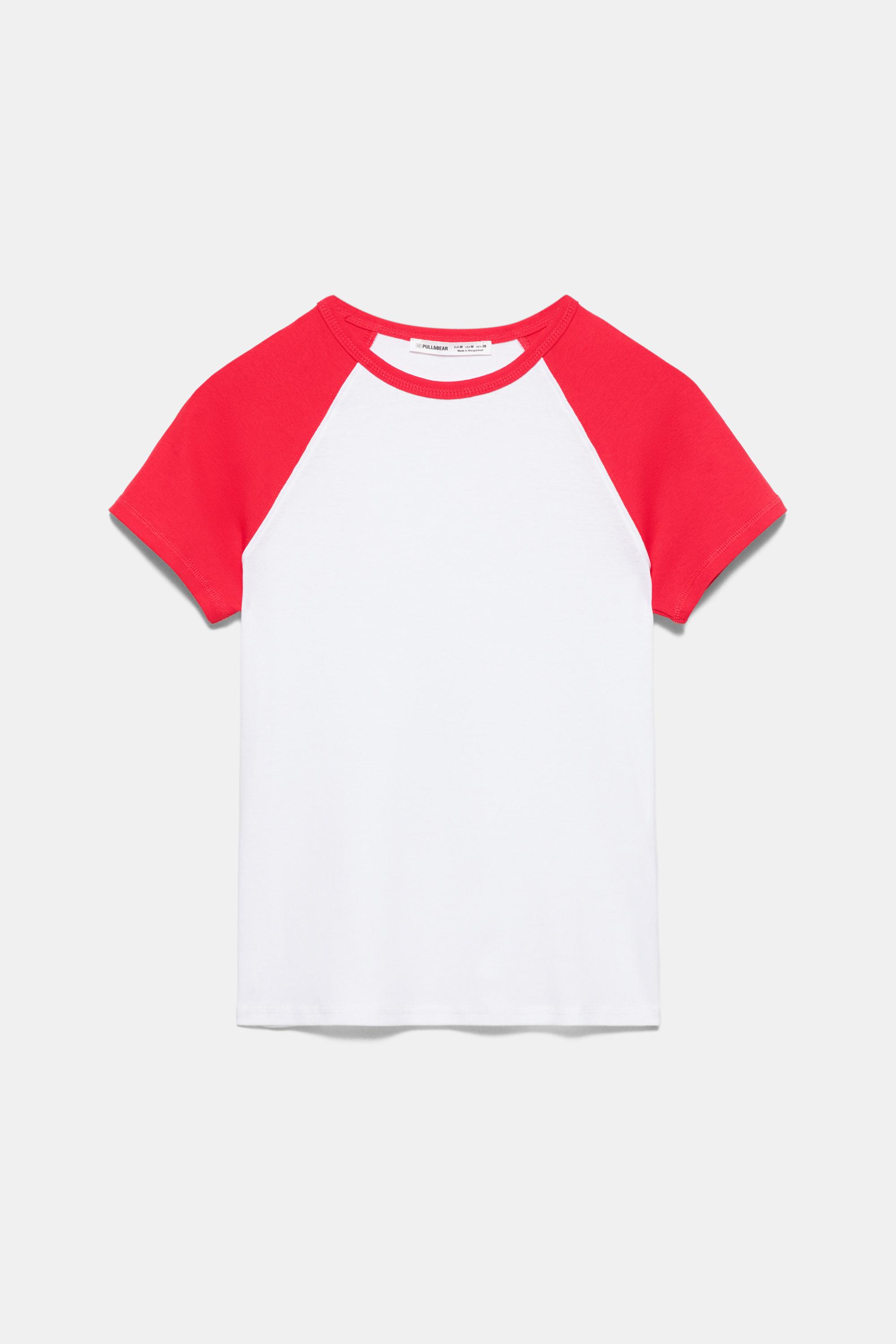 Kısa kollu reglan tişört
