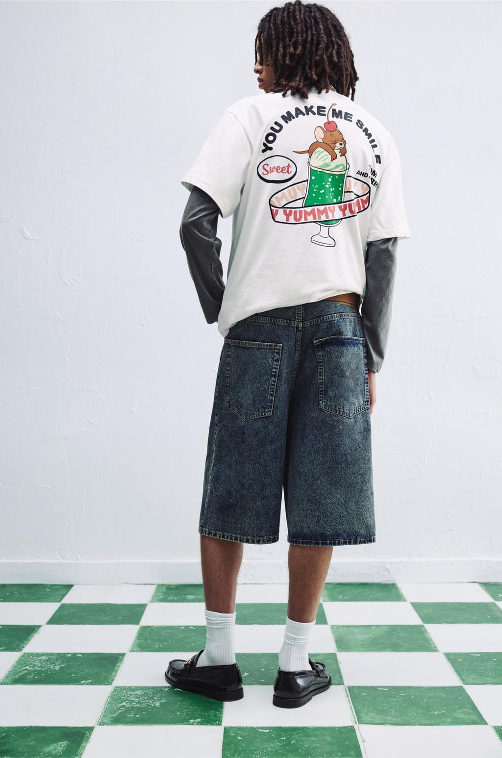 White Tom and Jerry T-shirt pull&bear