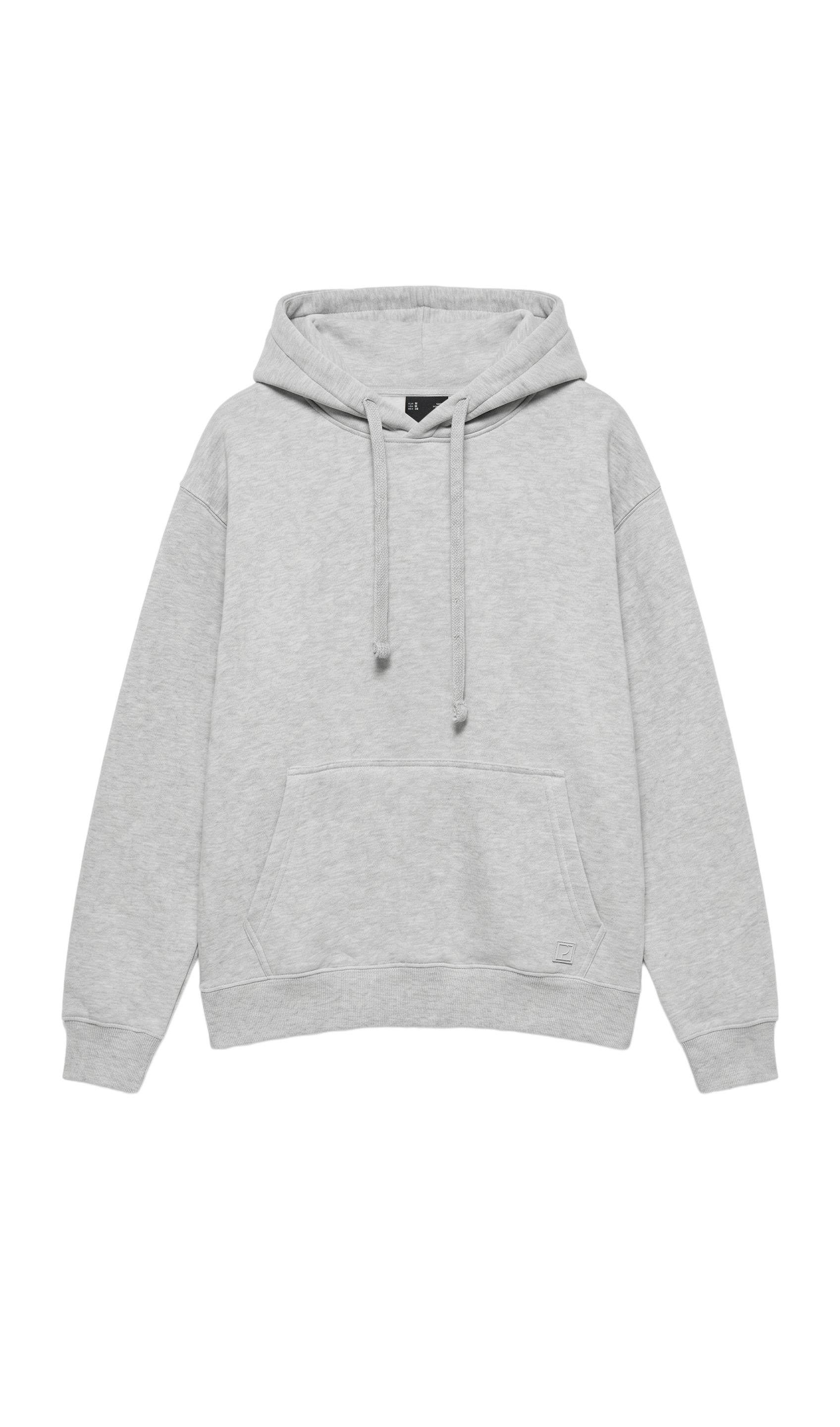 Basic hoodie — Grey marl