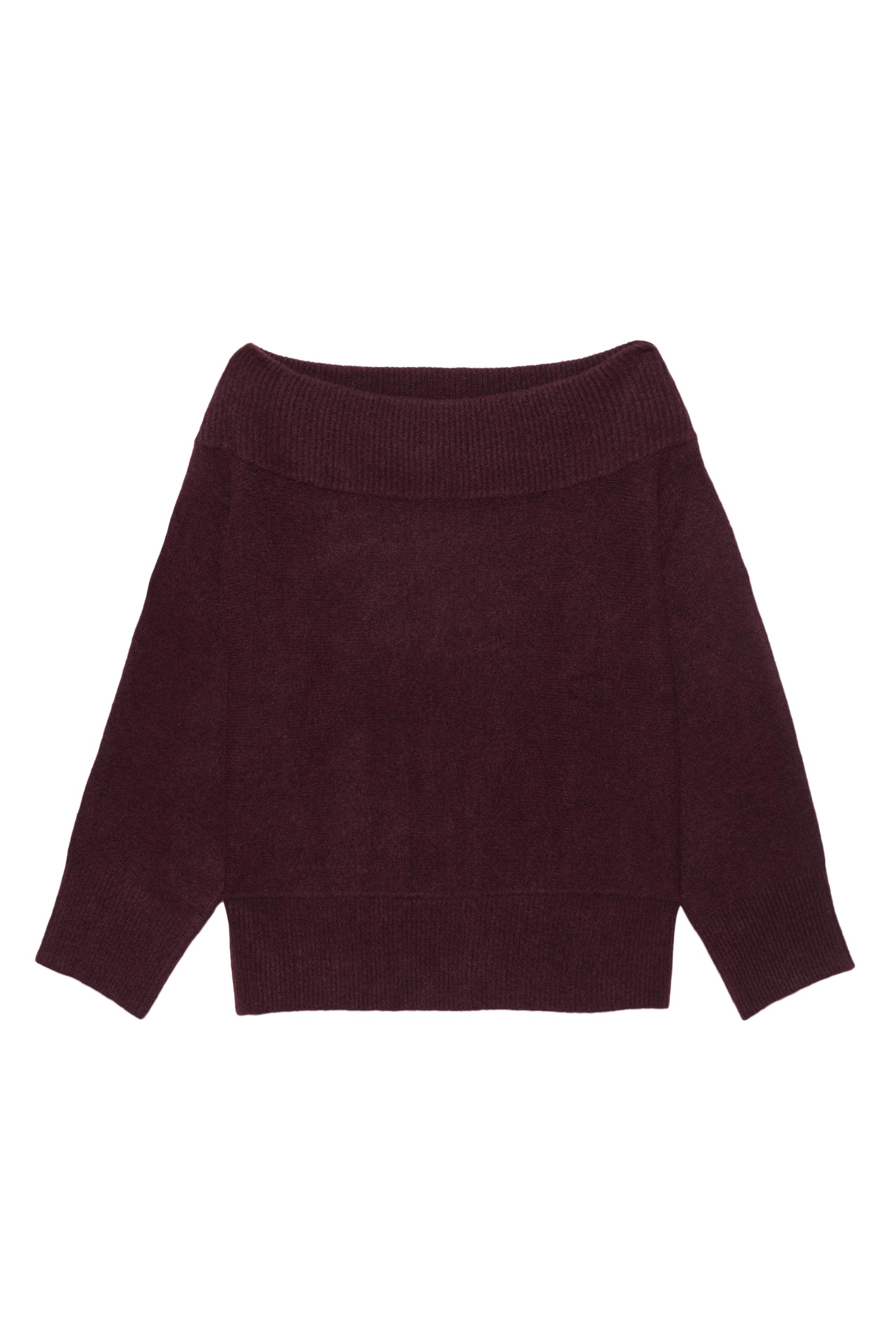 Soft knit Bardot jumper