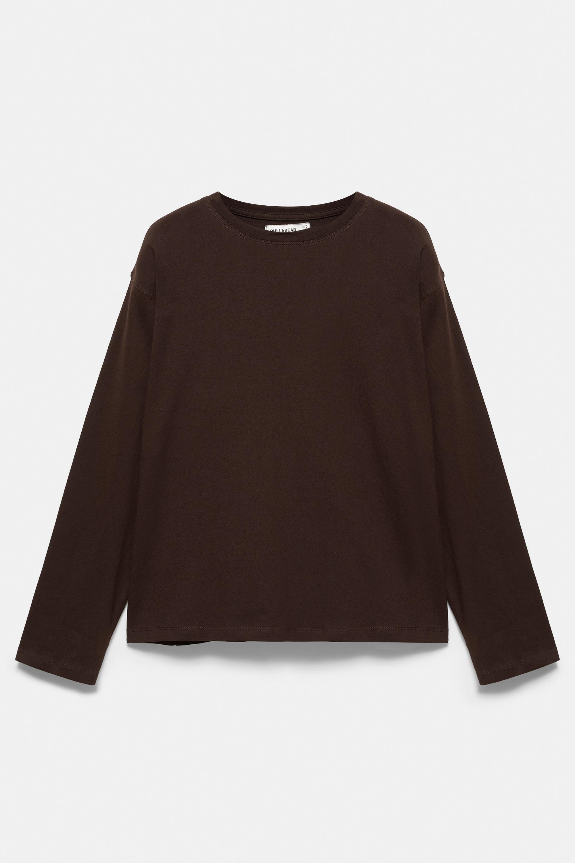 Pull&Bear Oversize uzun kollu tişört