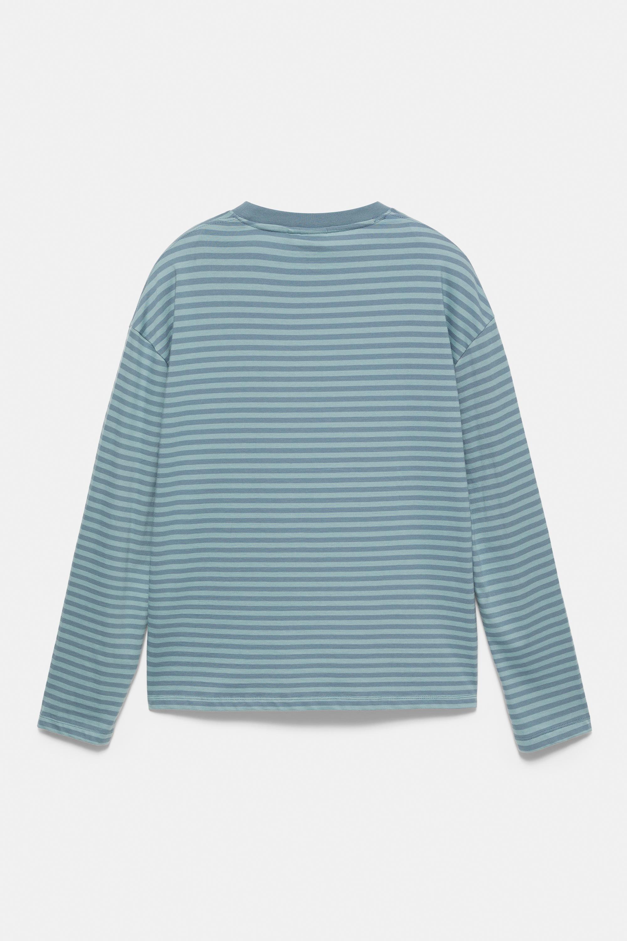 Striped STWD T-shirt — Blue