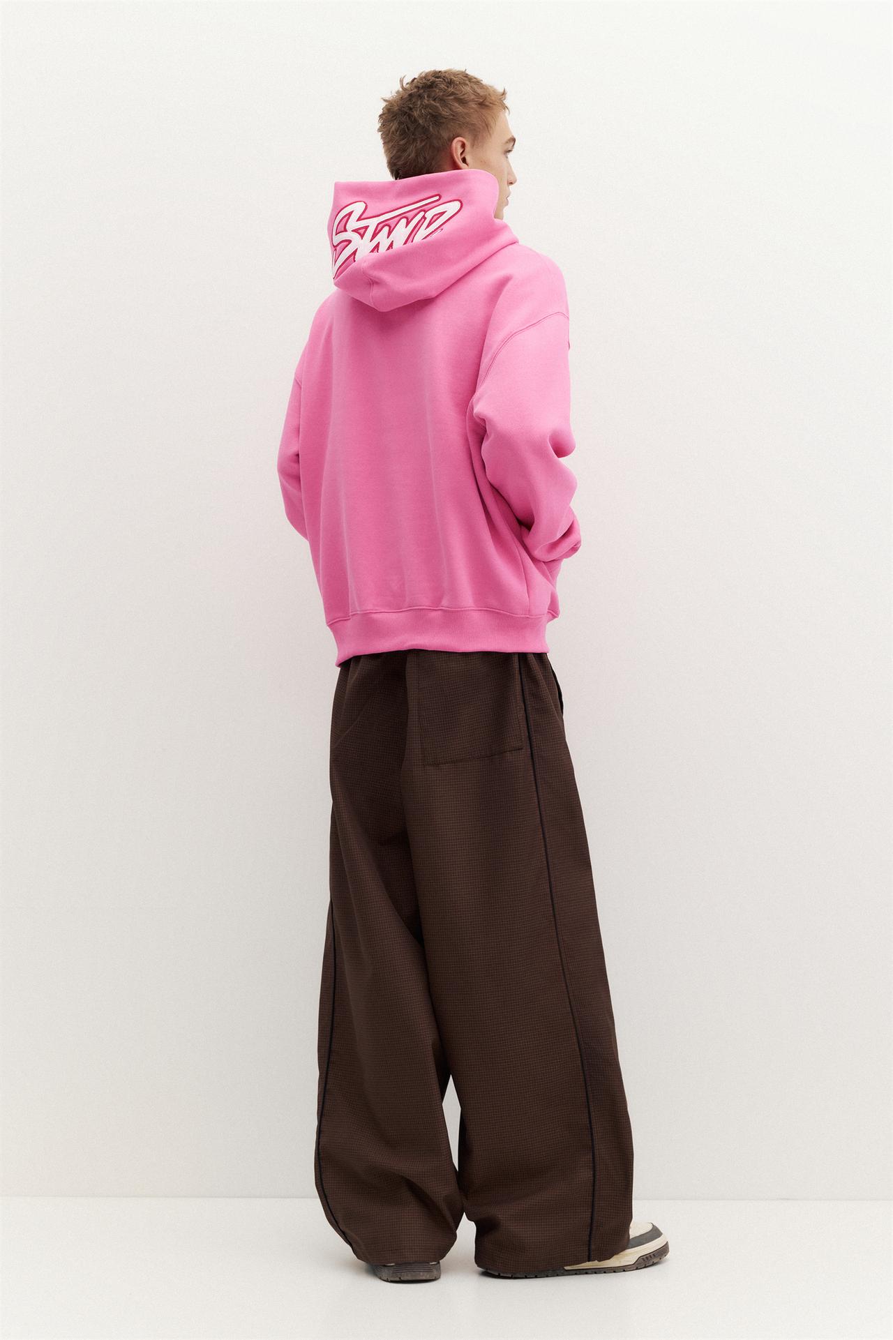 STWD hood sweatshirt — Pink