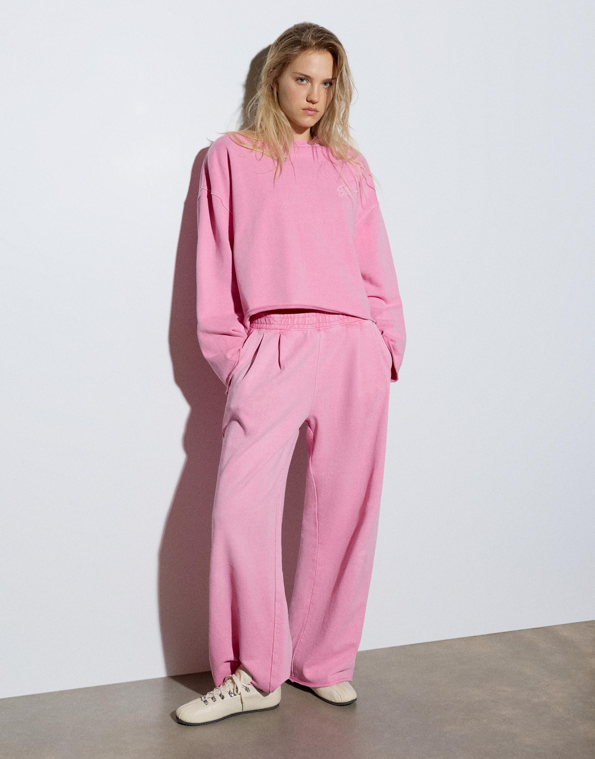 STWD round neck sweatshirt — Pink