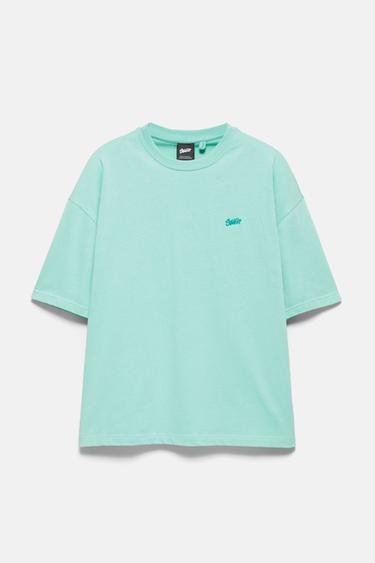 STWD logo boxy T-shirt — Green 7