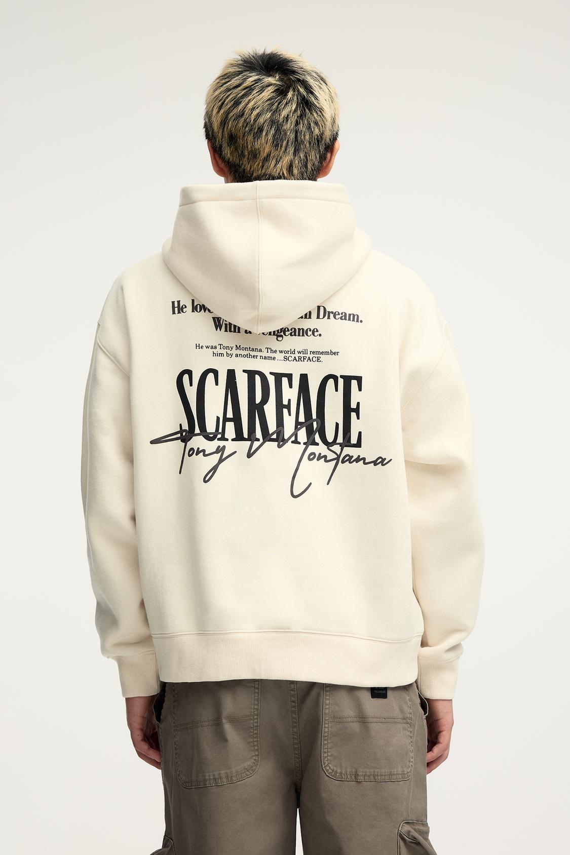 Is Yours Sudaderas Scarface Scarface Hybrid Pullover Hoodie 