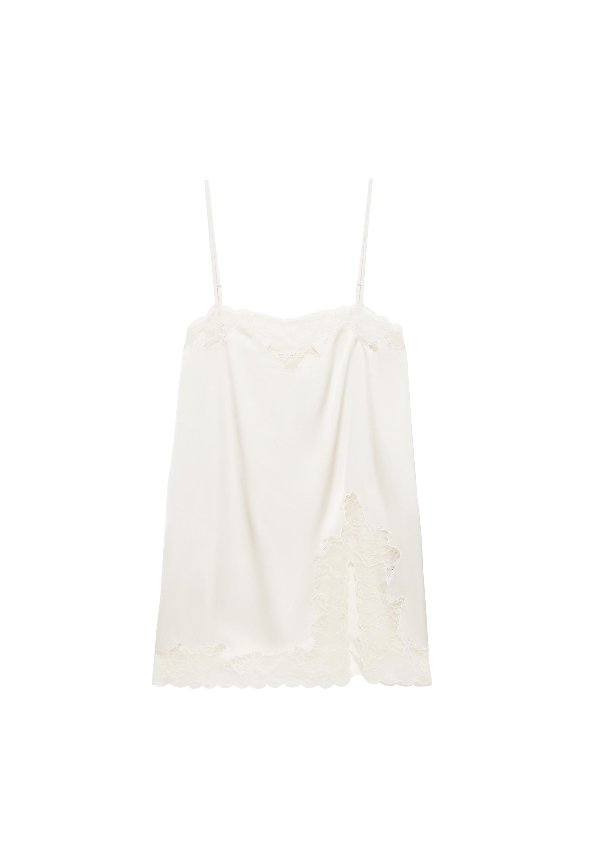 İnce askılı dantelli top - Görsel 15