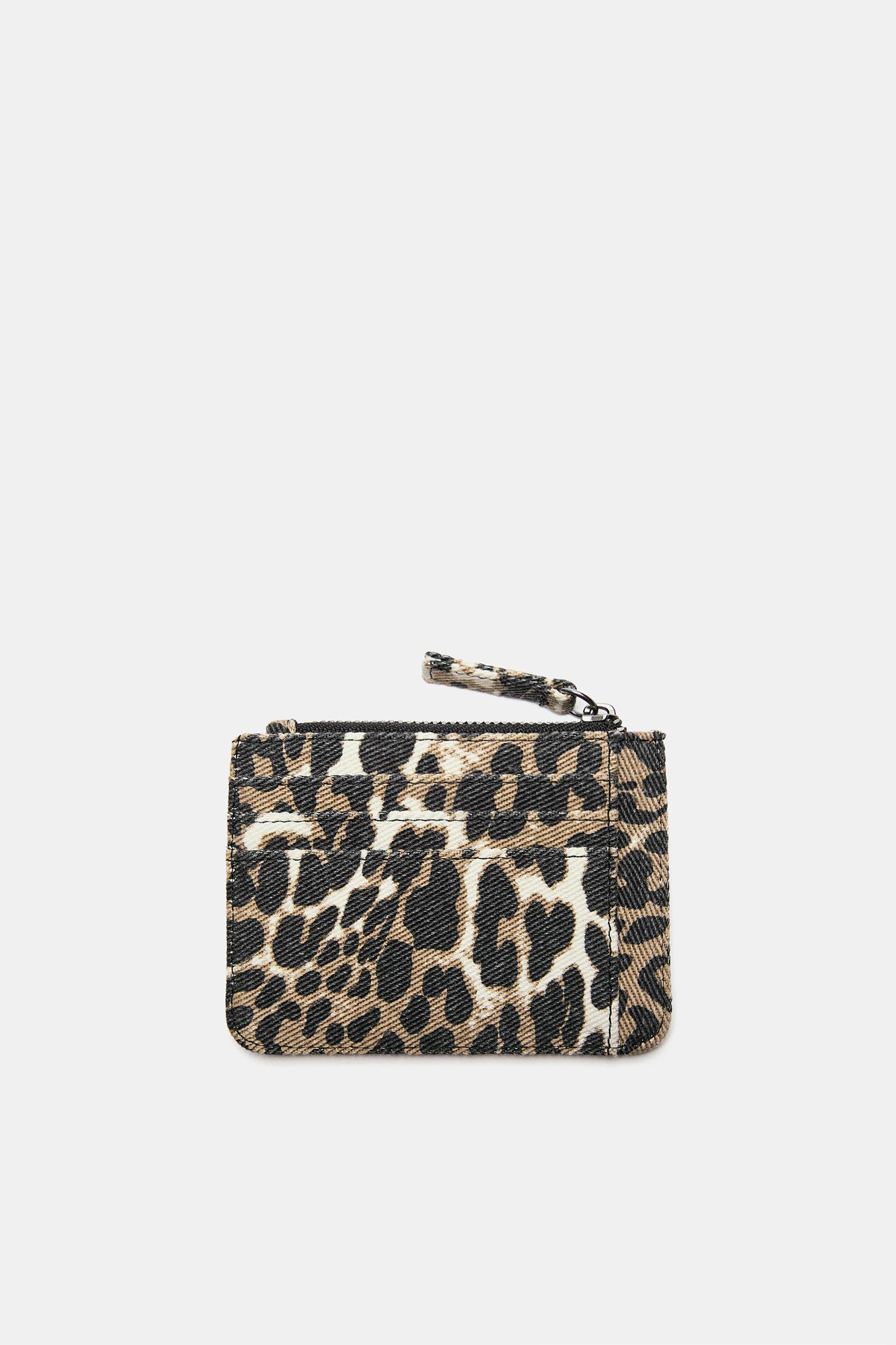 Leopard print card holder — Leopard