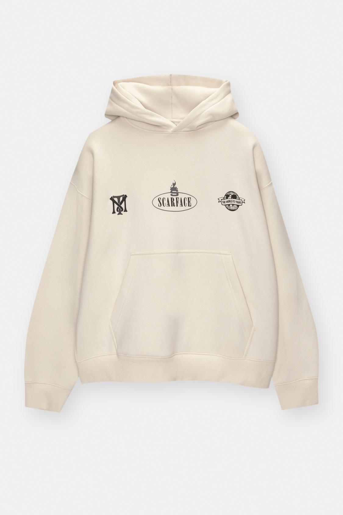 Beige Scarface Pullover Scarface Women Sweatshirts Hoodies