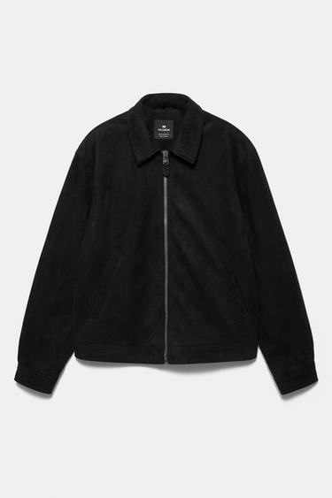 Faux suede jacket — Black 6