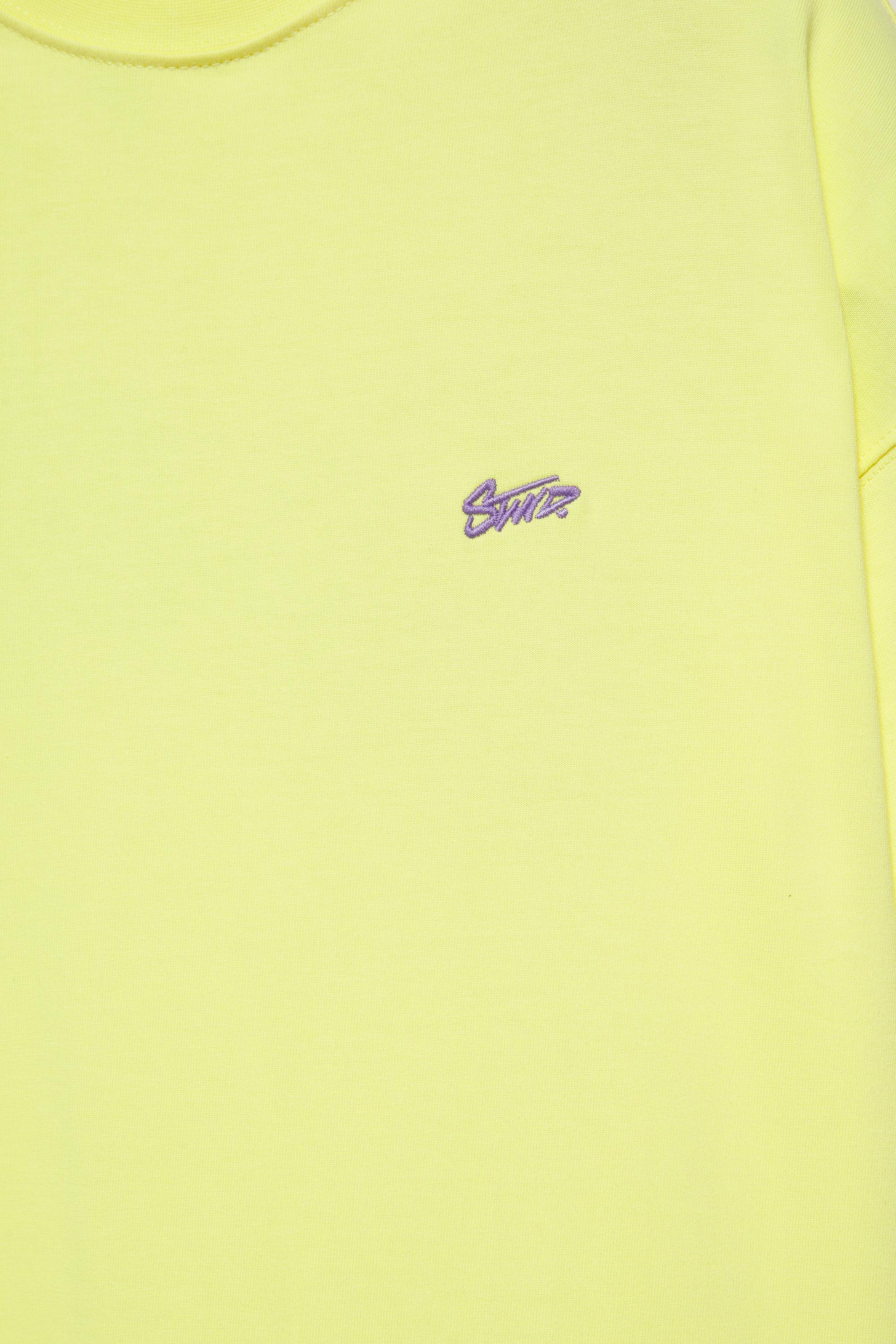 STWD logo boxy T-shirt — Yellow
