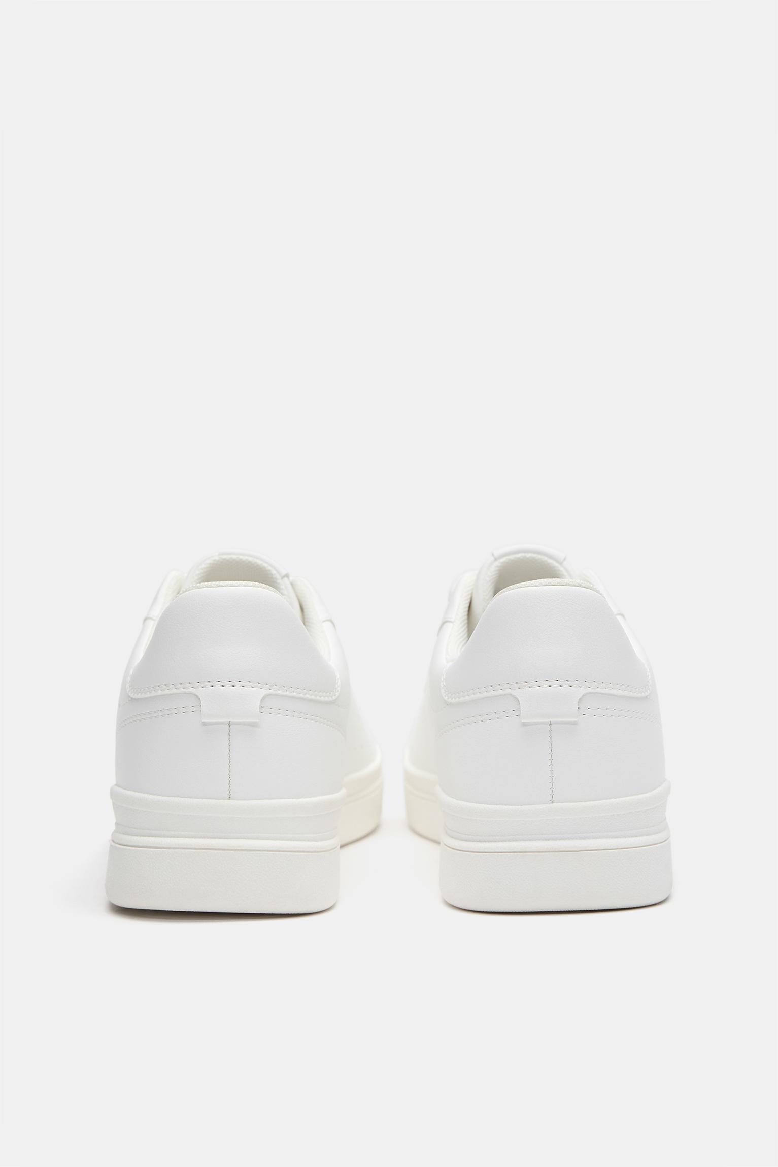Casual chunky sole trainers — White