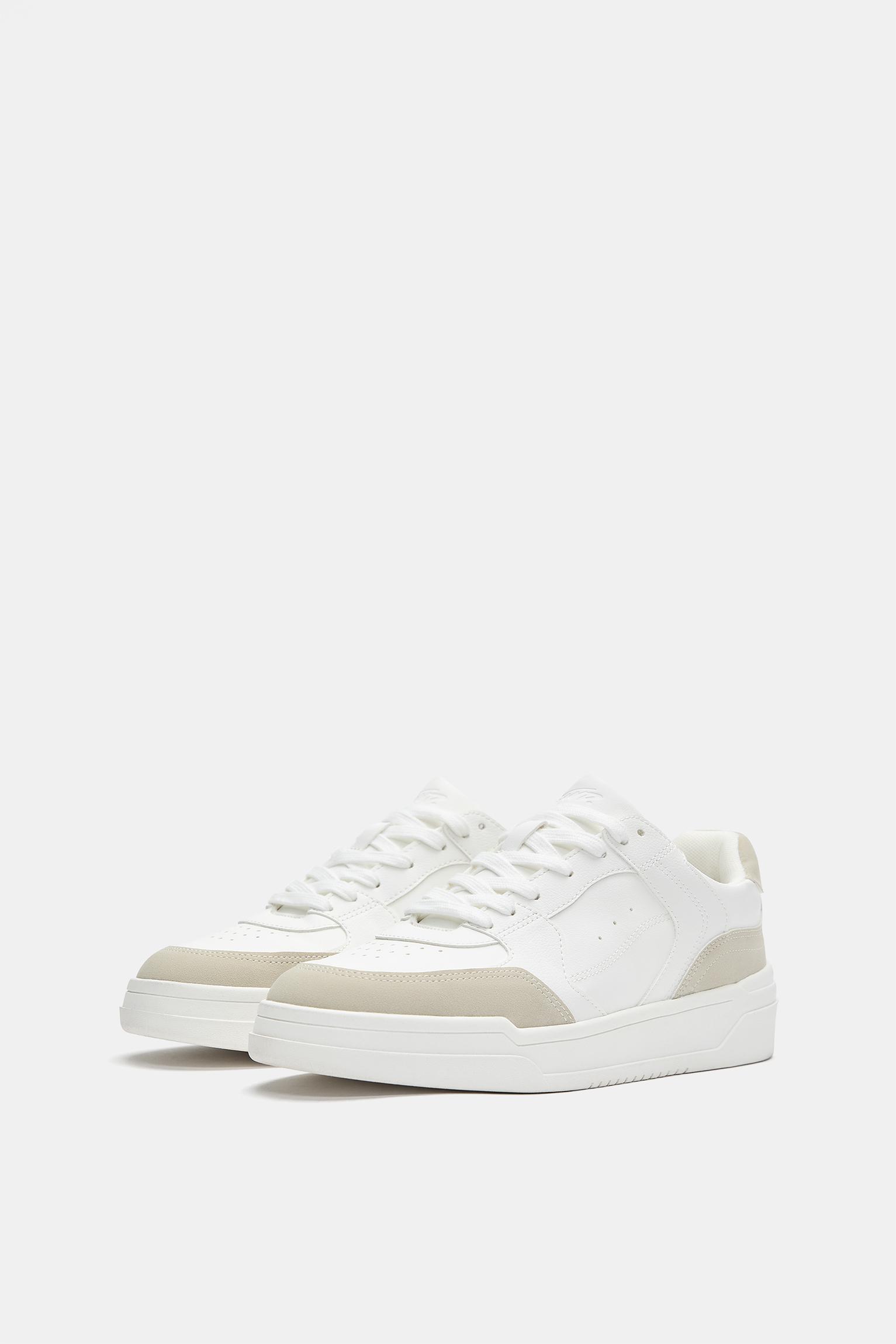 STWD multi-piece trainers — White