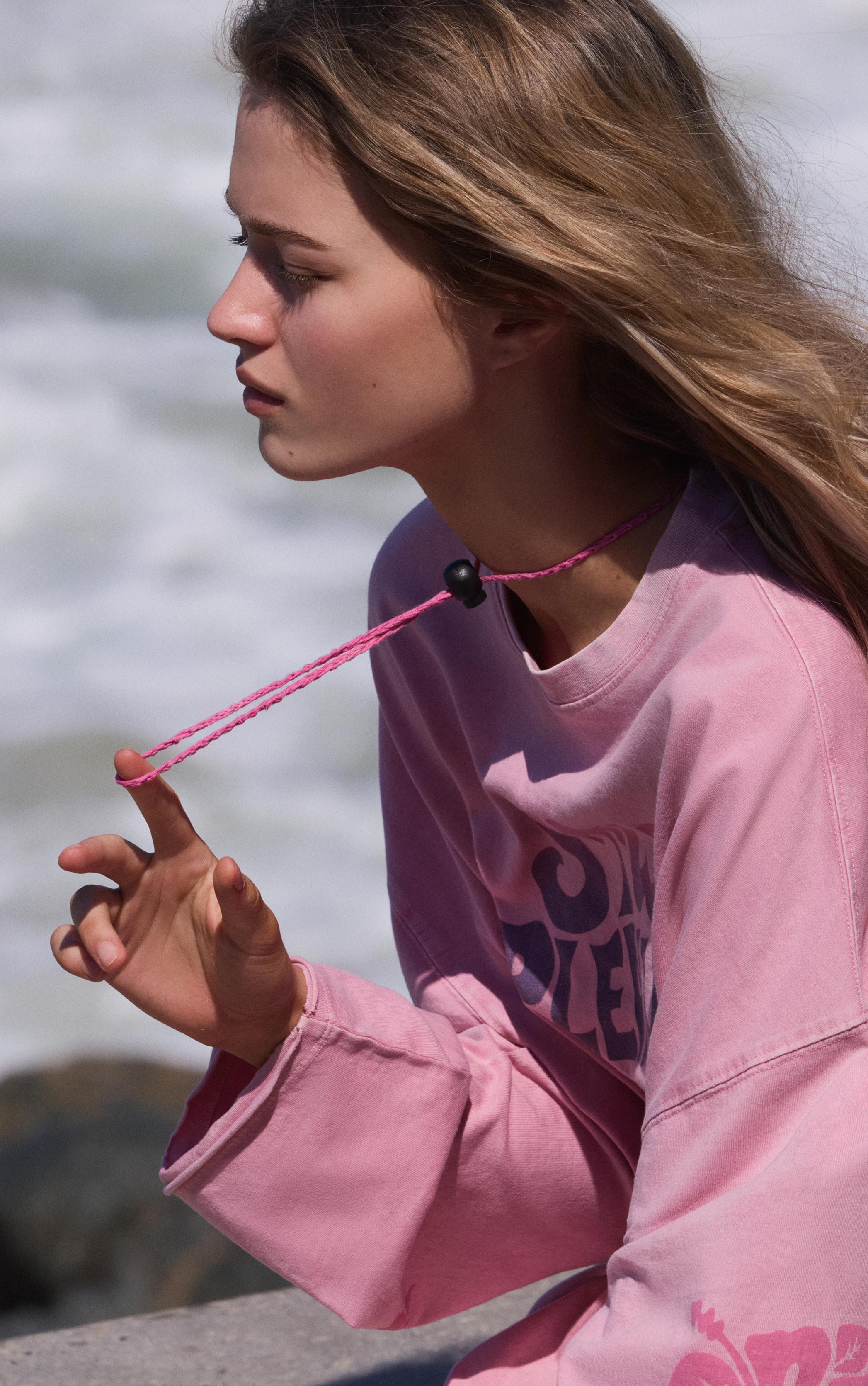 Pleasures x STWD long sleeve T-shirt — Pink