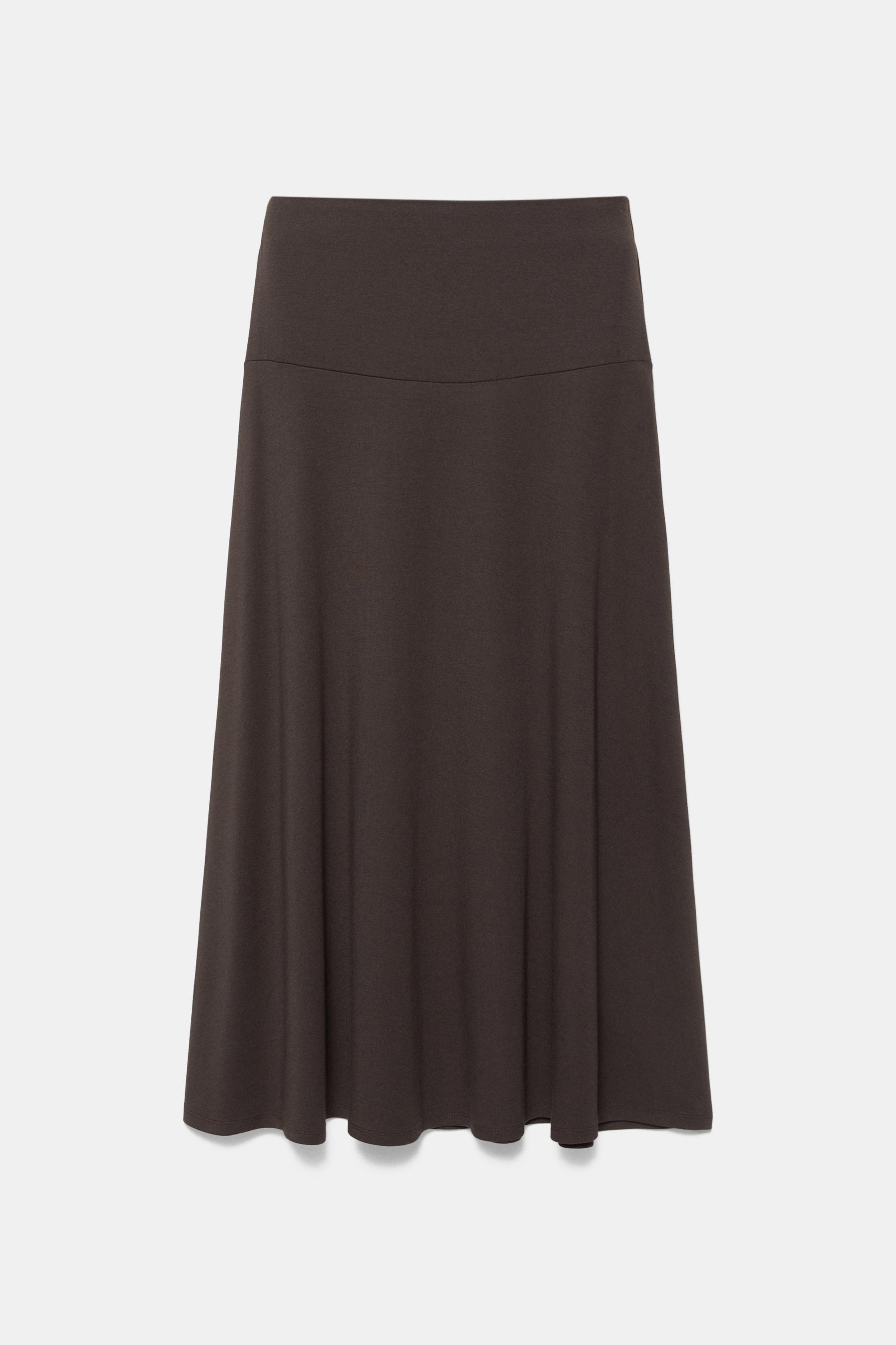 Evaze midi etek - Görsel 14