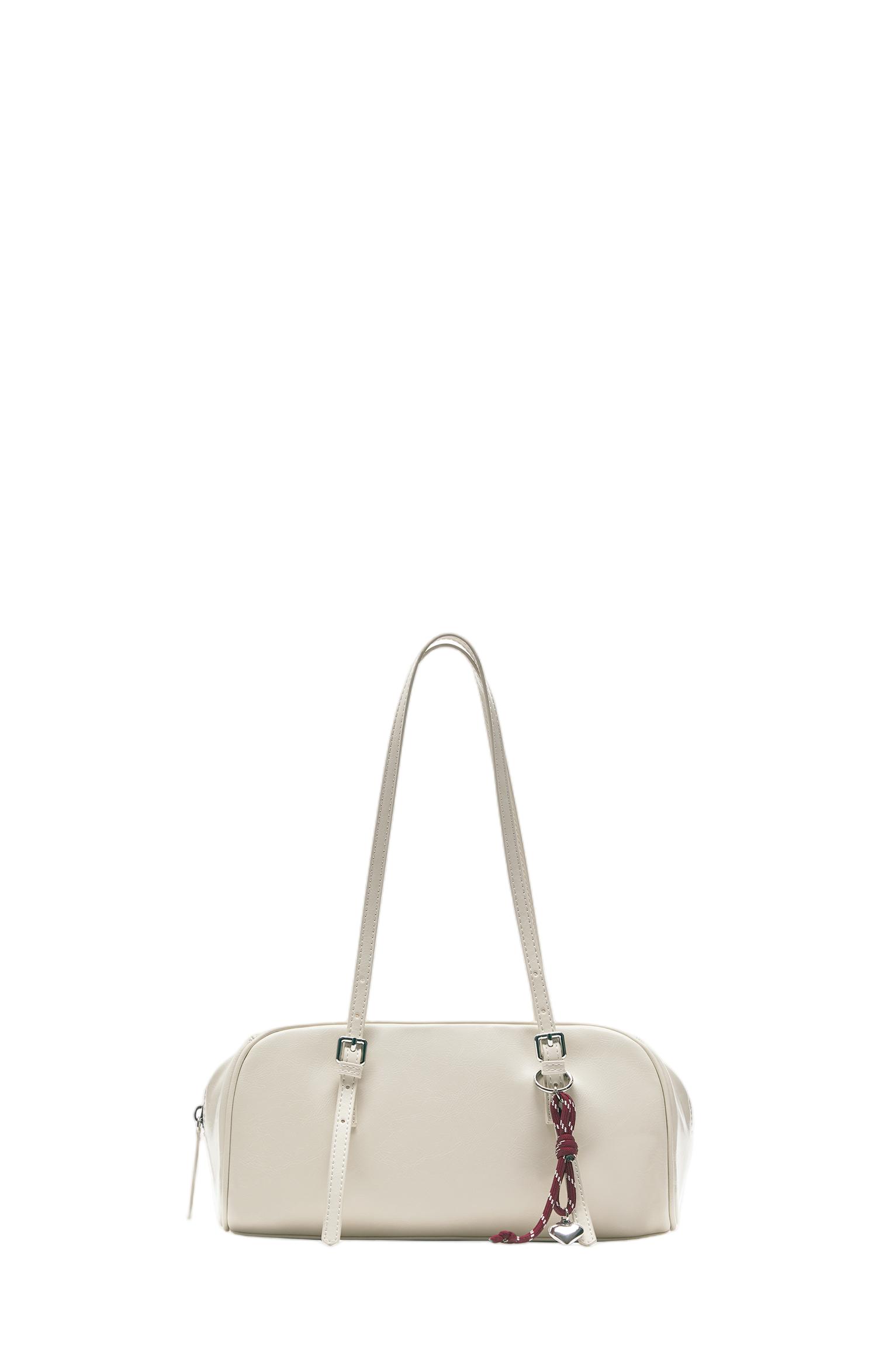 Embellished shoulder bag — Ecru
