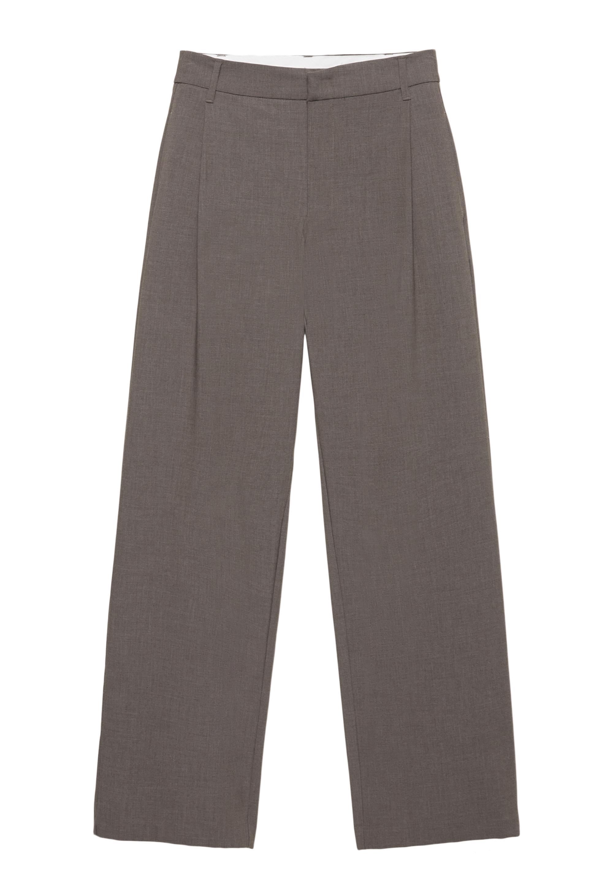 Darted smart trousers — Taupe