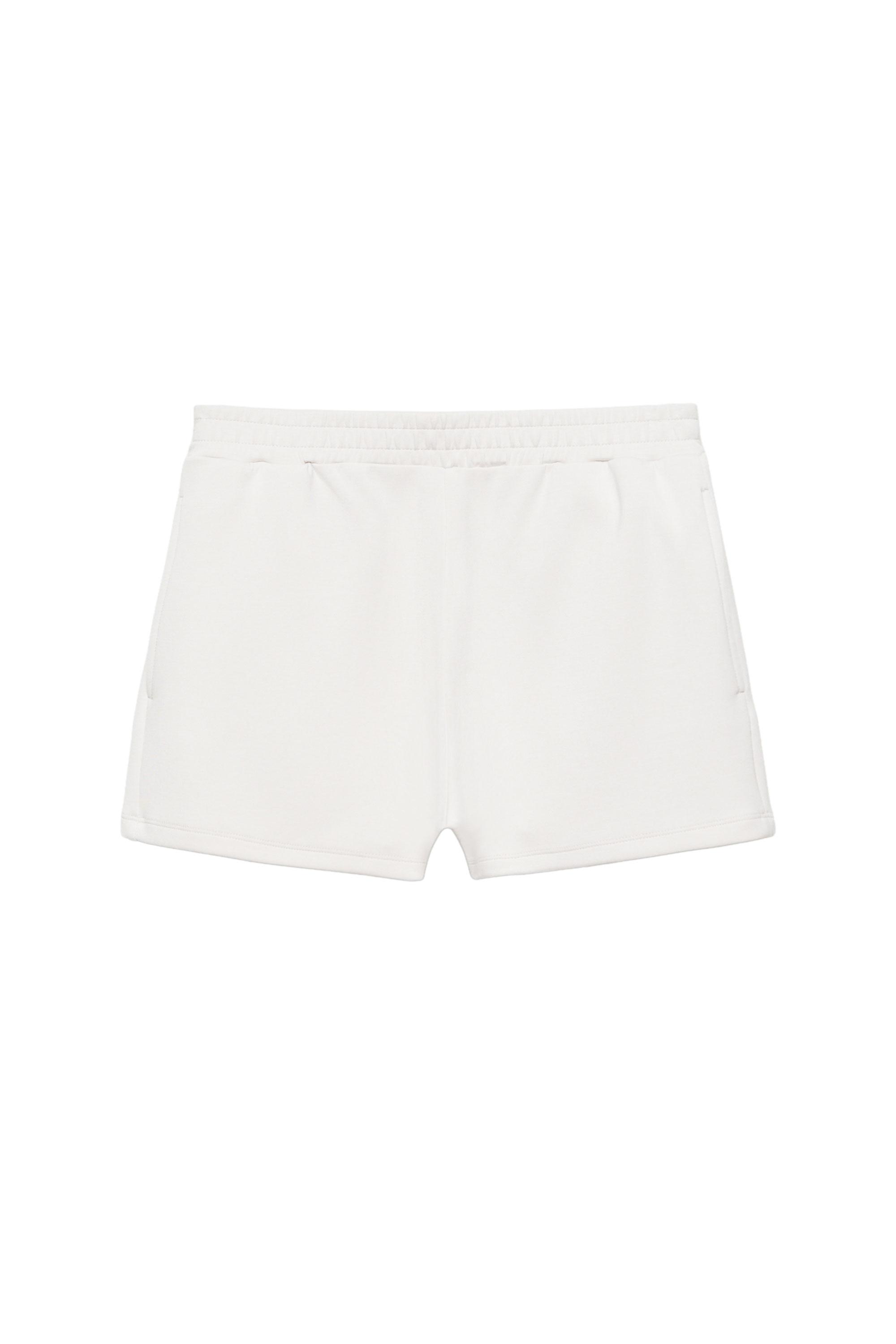 Yumuşak dokulu spor şort - Görsel 4